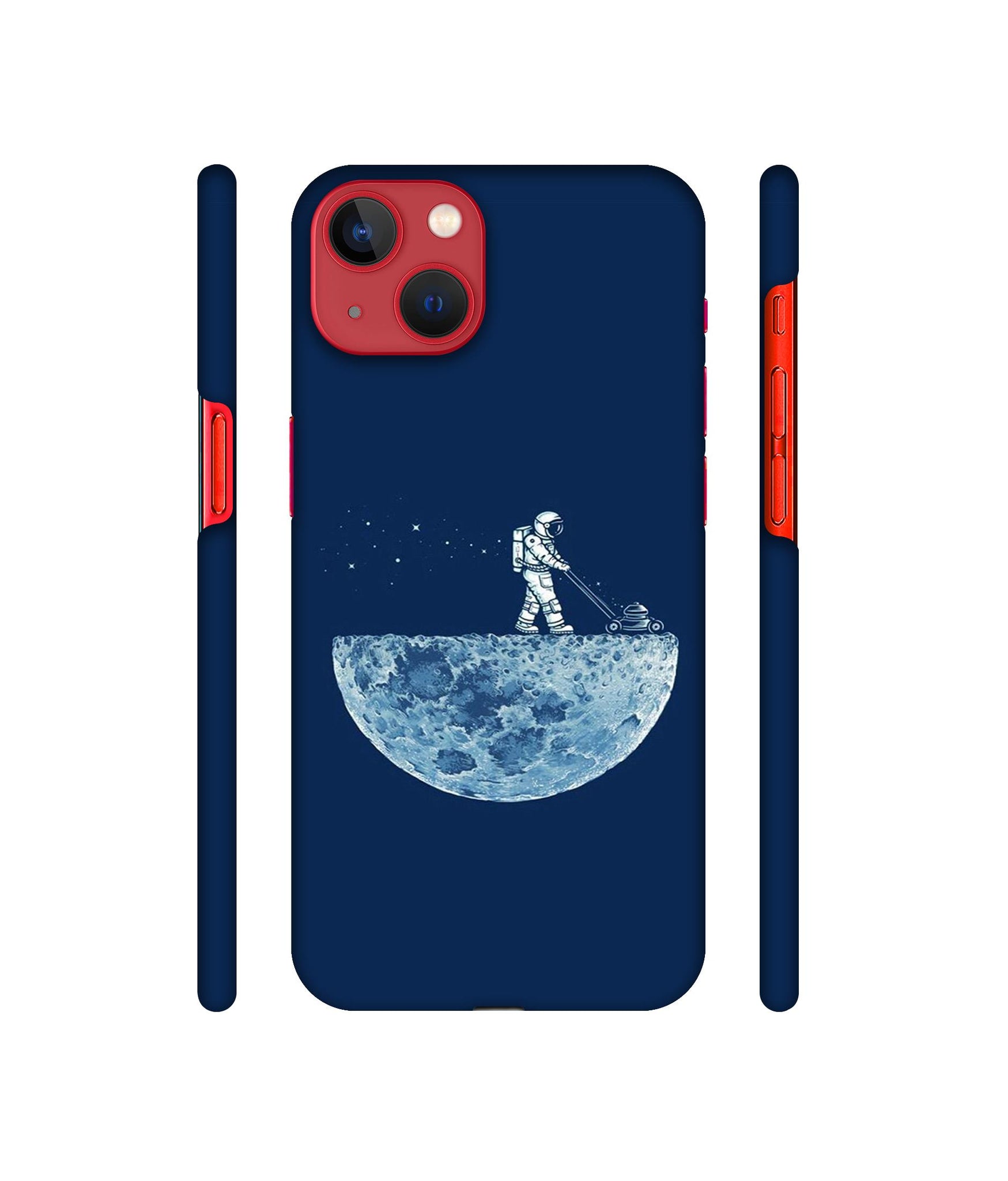 Moon Walk Designer Hard Back Cover for Apple iPhone 13