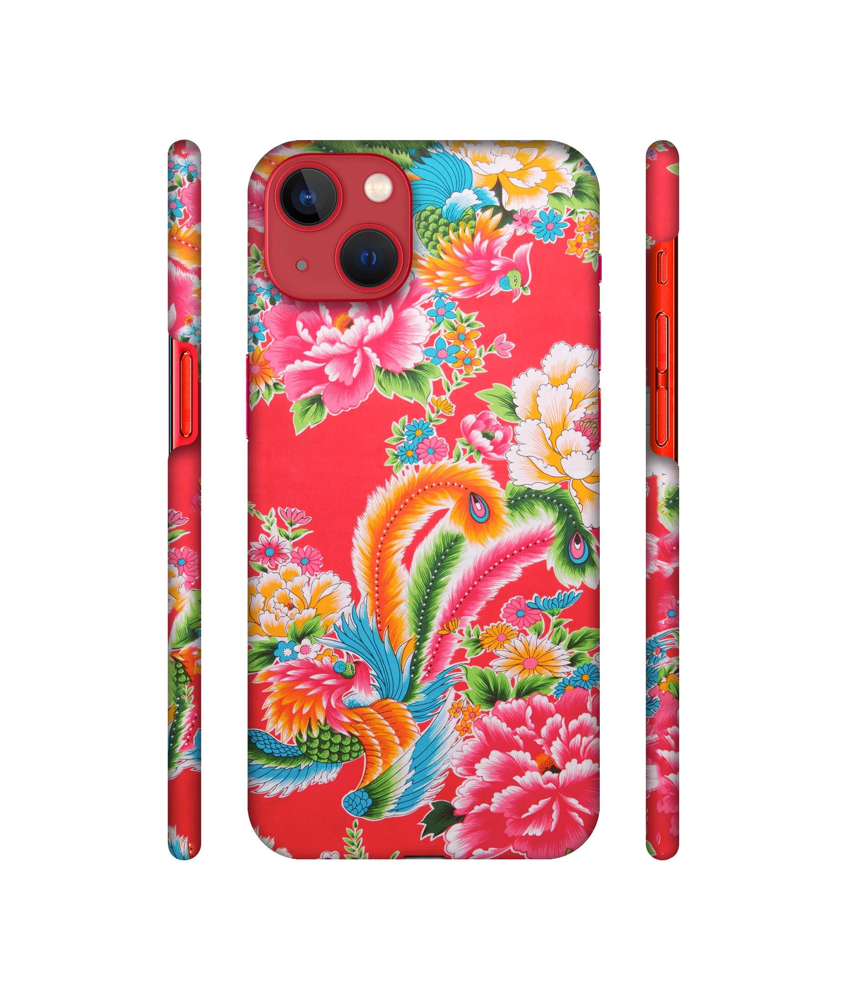 Cute Floral Pattern Print Designer Hard Back Cover for Apple iPhone 13