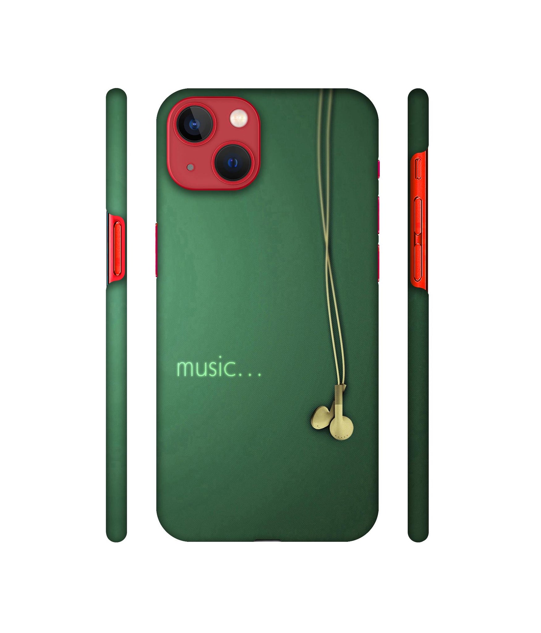 Headphone Music Designer Hard Back Cover for Apple iPhone 13