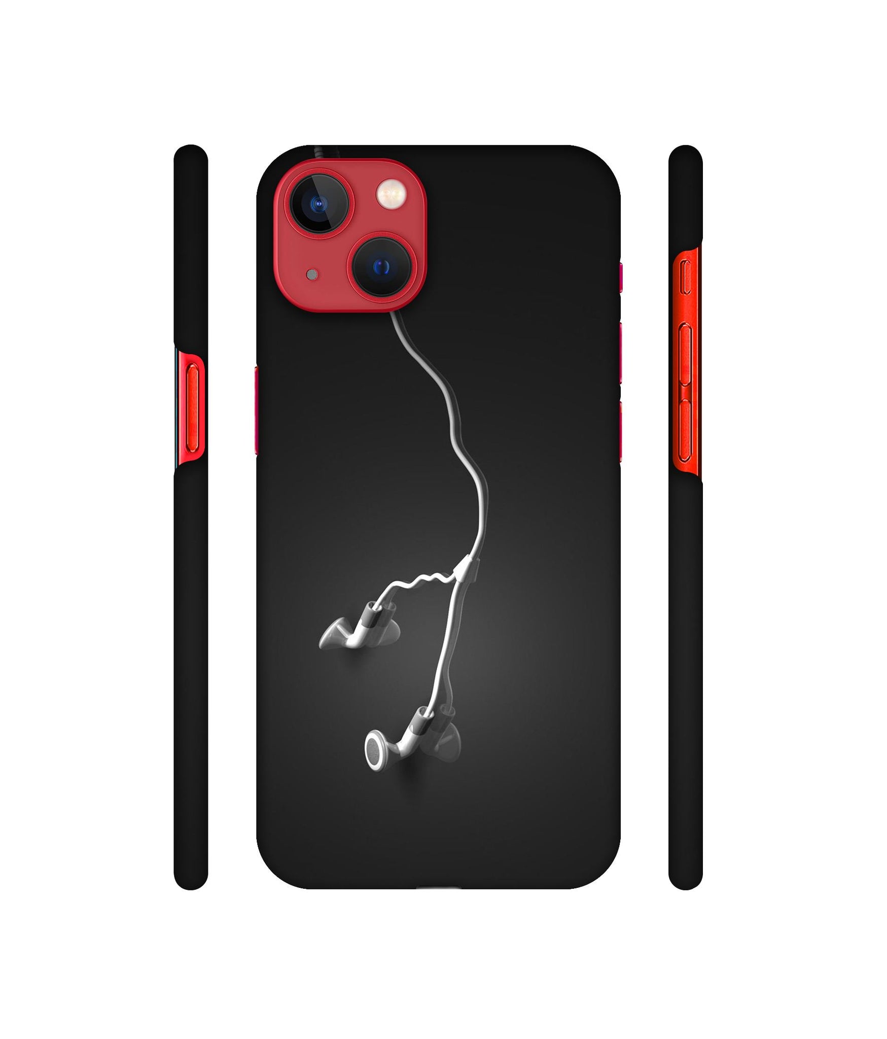 Headphone Designer Hard Back Cover for Apple iPhone 13