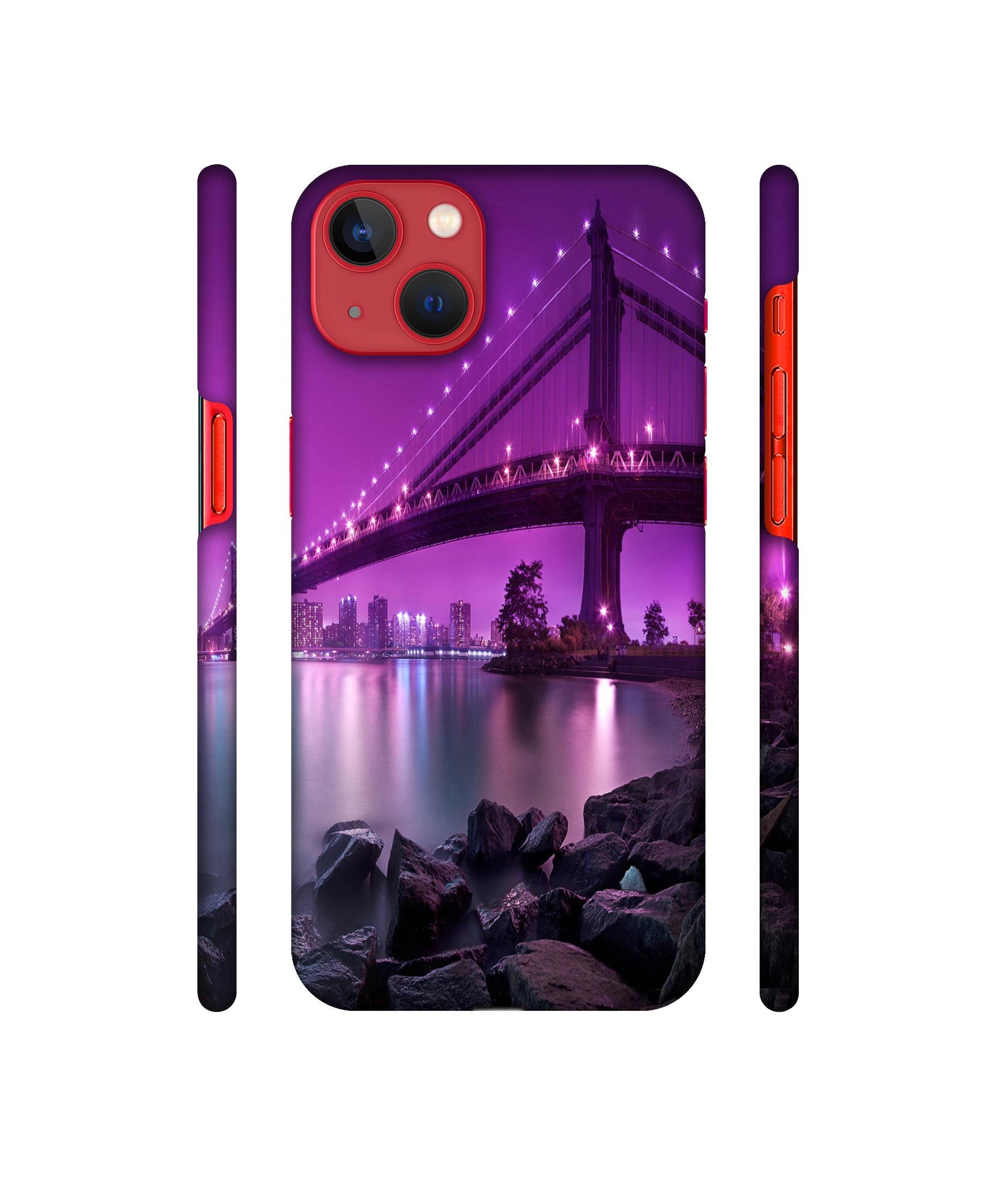 Manhattan Bridge Designer Hard Back Cover for Apple iPhone 13