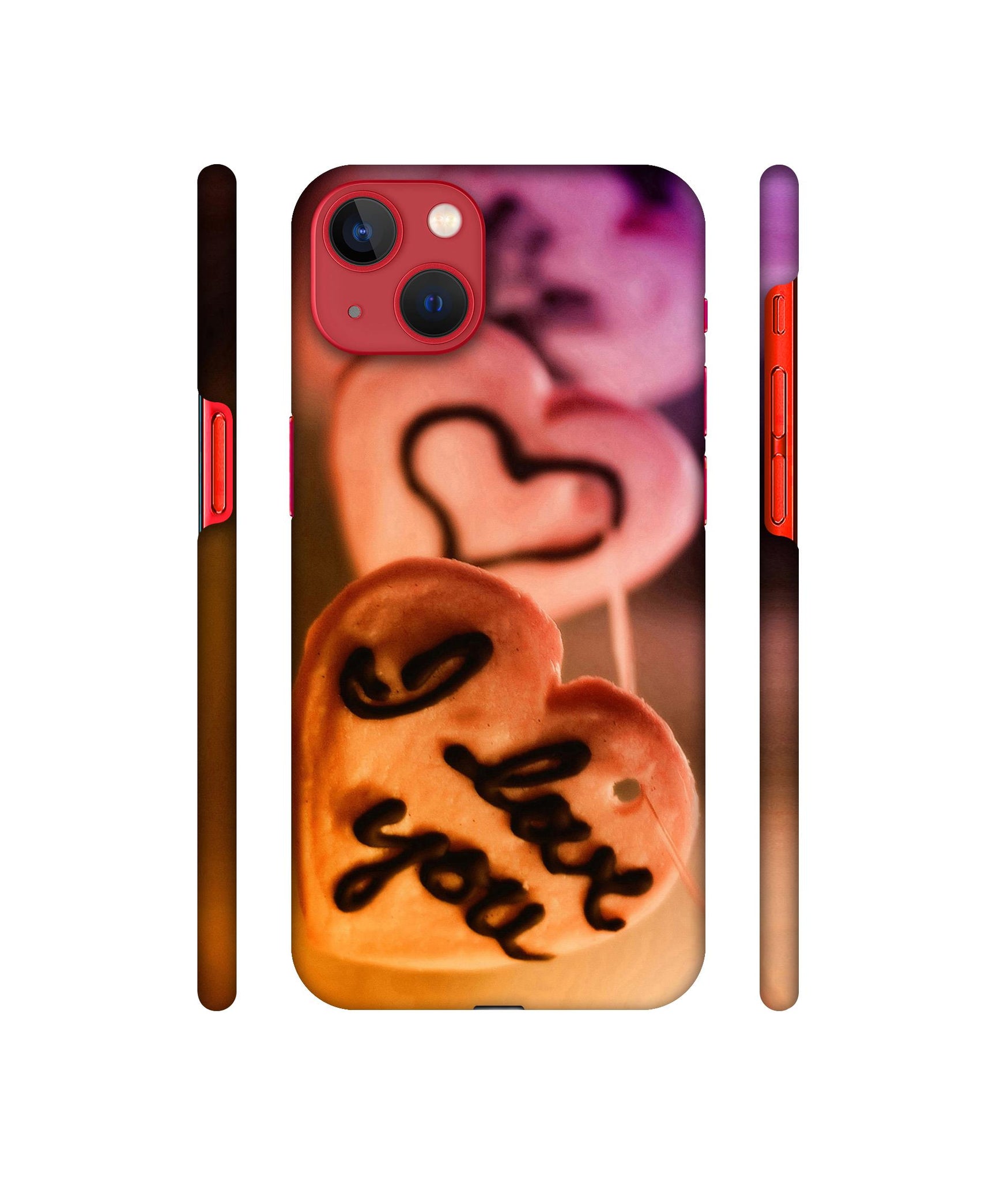 I Love you Designer Hard Back Cover for Apple iPhone 13