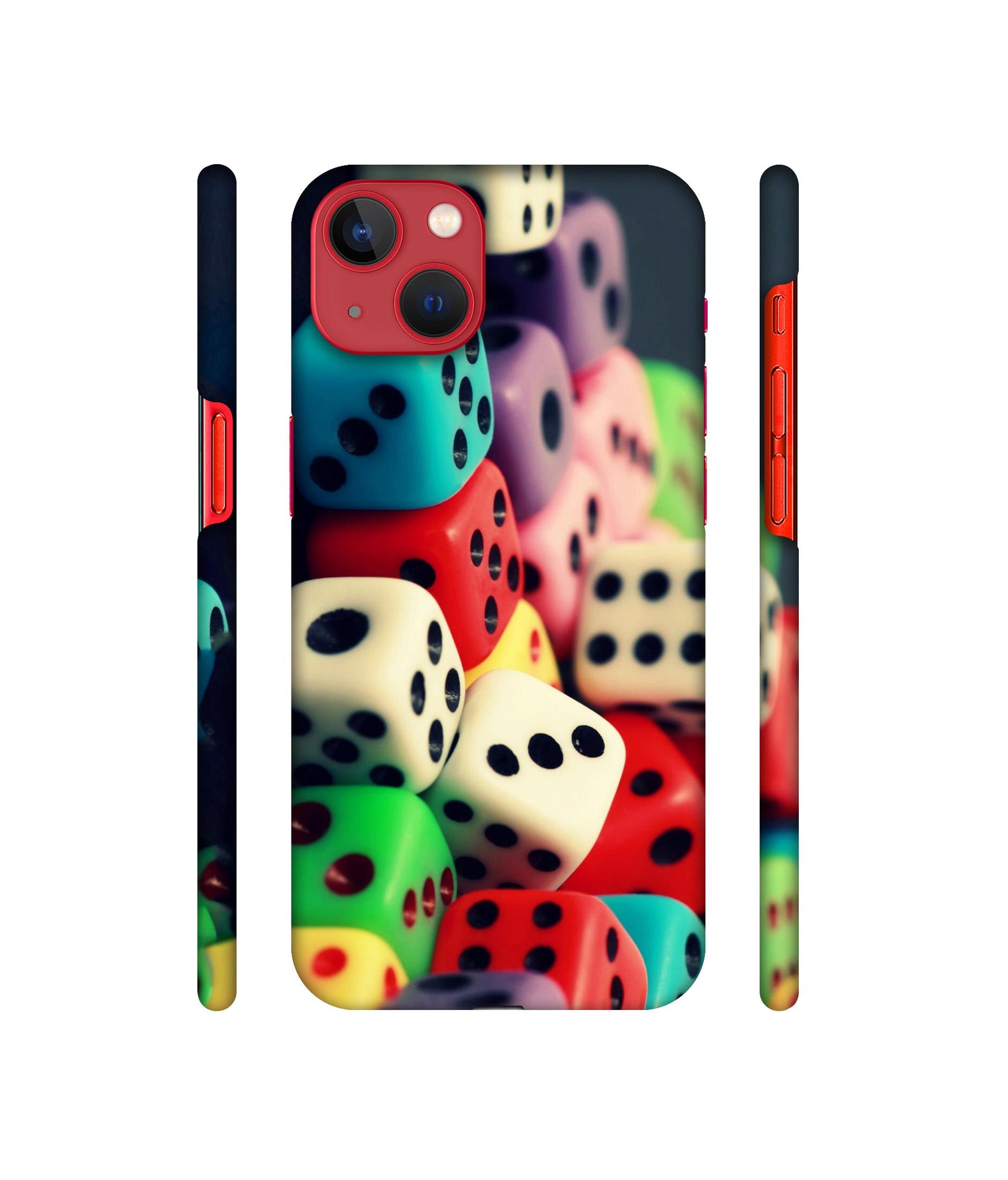 Dice Designer Hard Back Cover for Apple iPhone 13