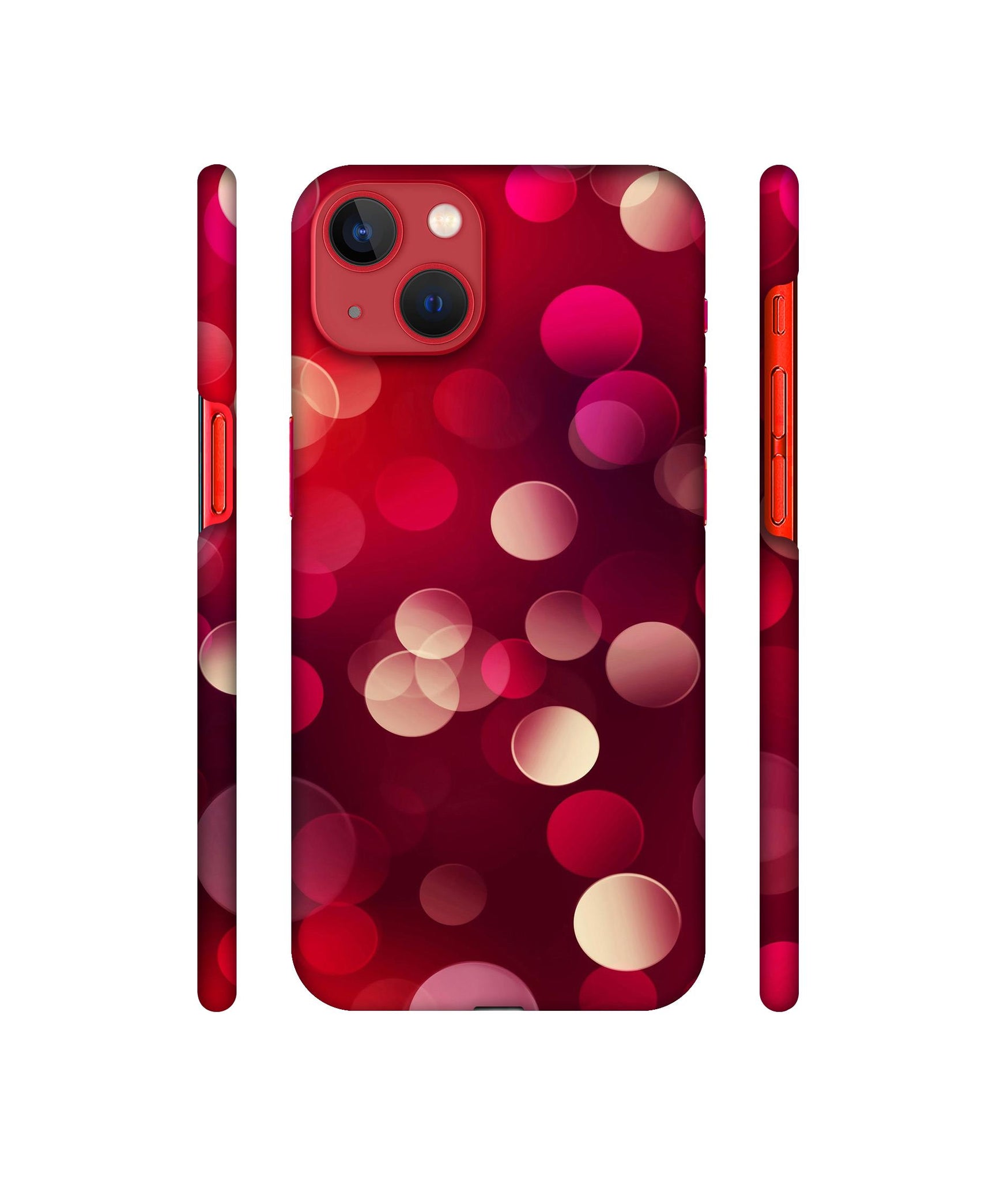 3D Circles Designer Hard Back Cover for Apple iPhone 13