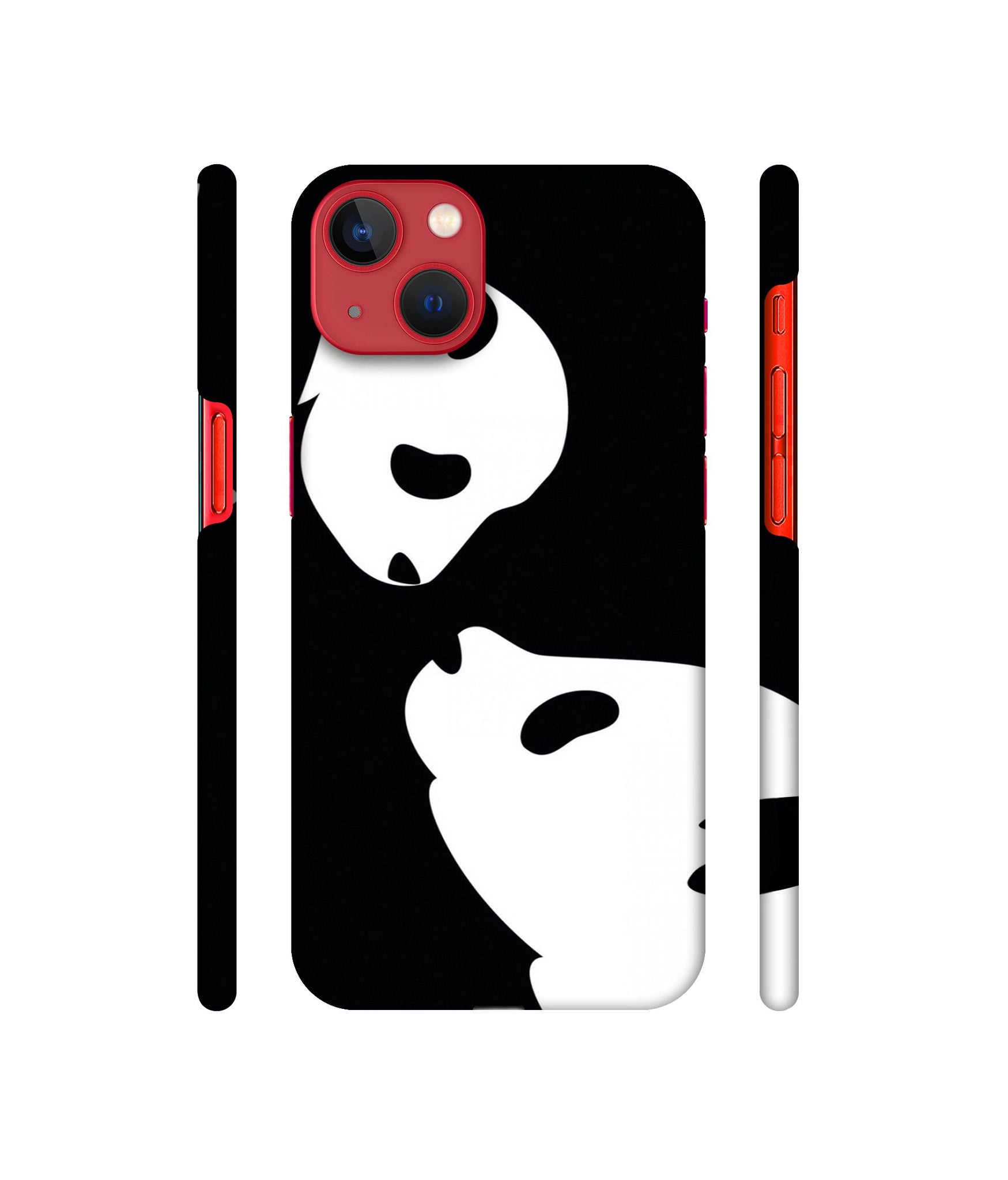 Panda Drawing Designer Hard Back Cover for Apple iPhone 13