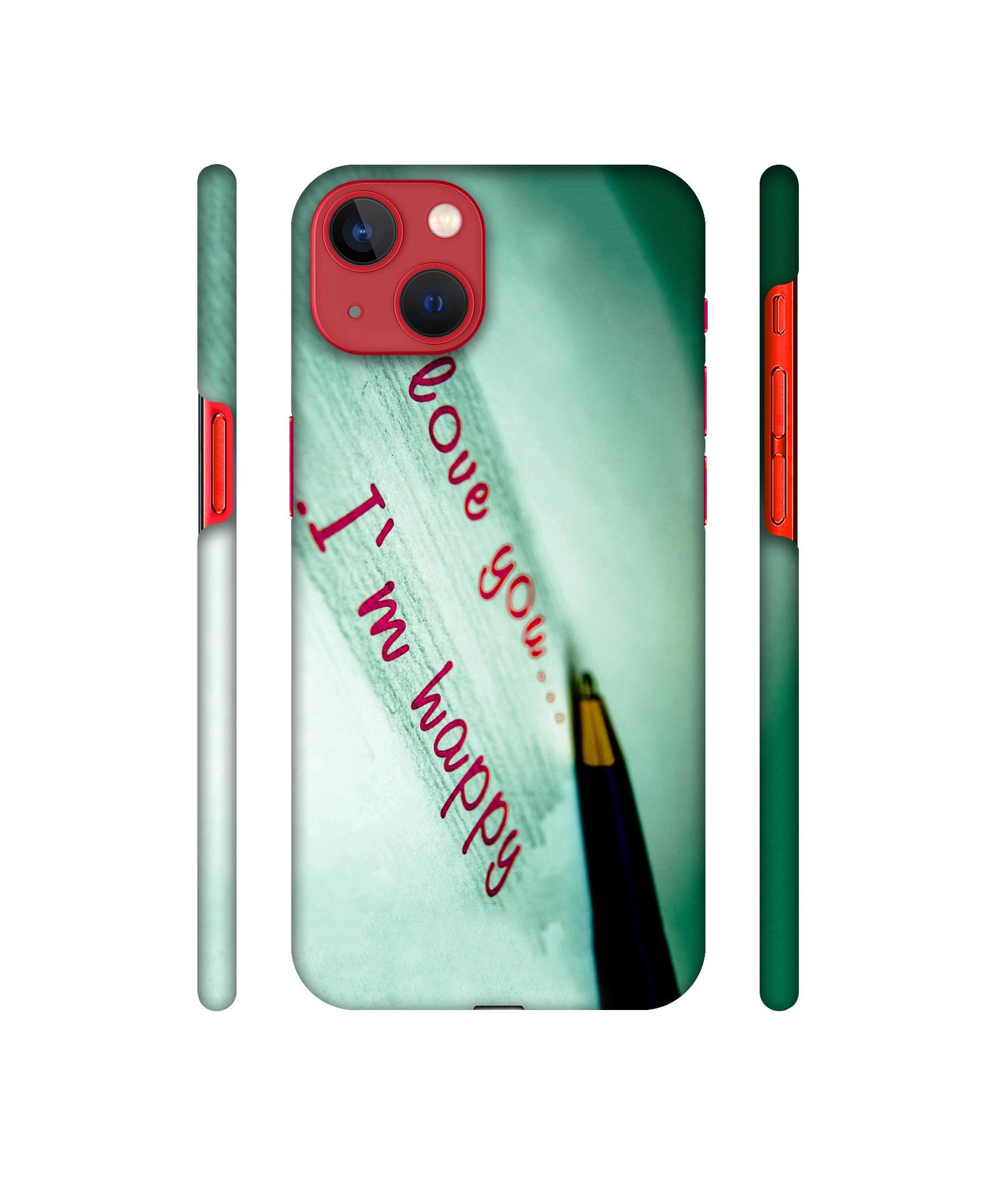 Love Quote Designer Hard Back Cover for Apple iPhone 13