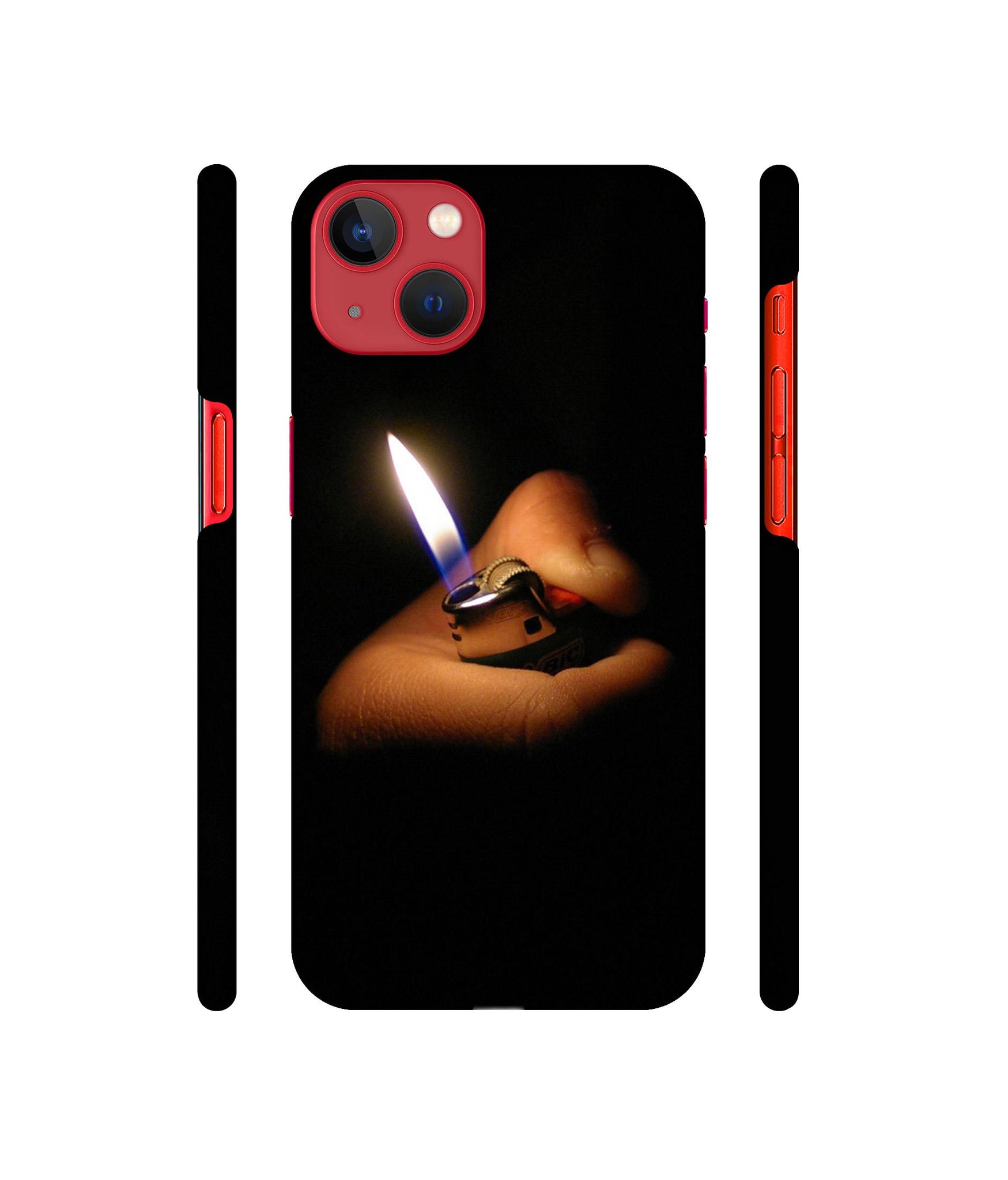 Lighter Flames Designer Hard Back Cover for Apple iPhone 13