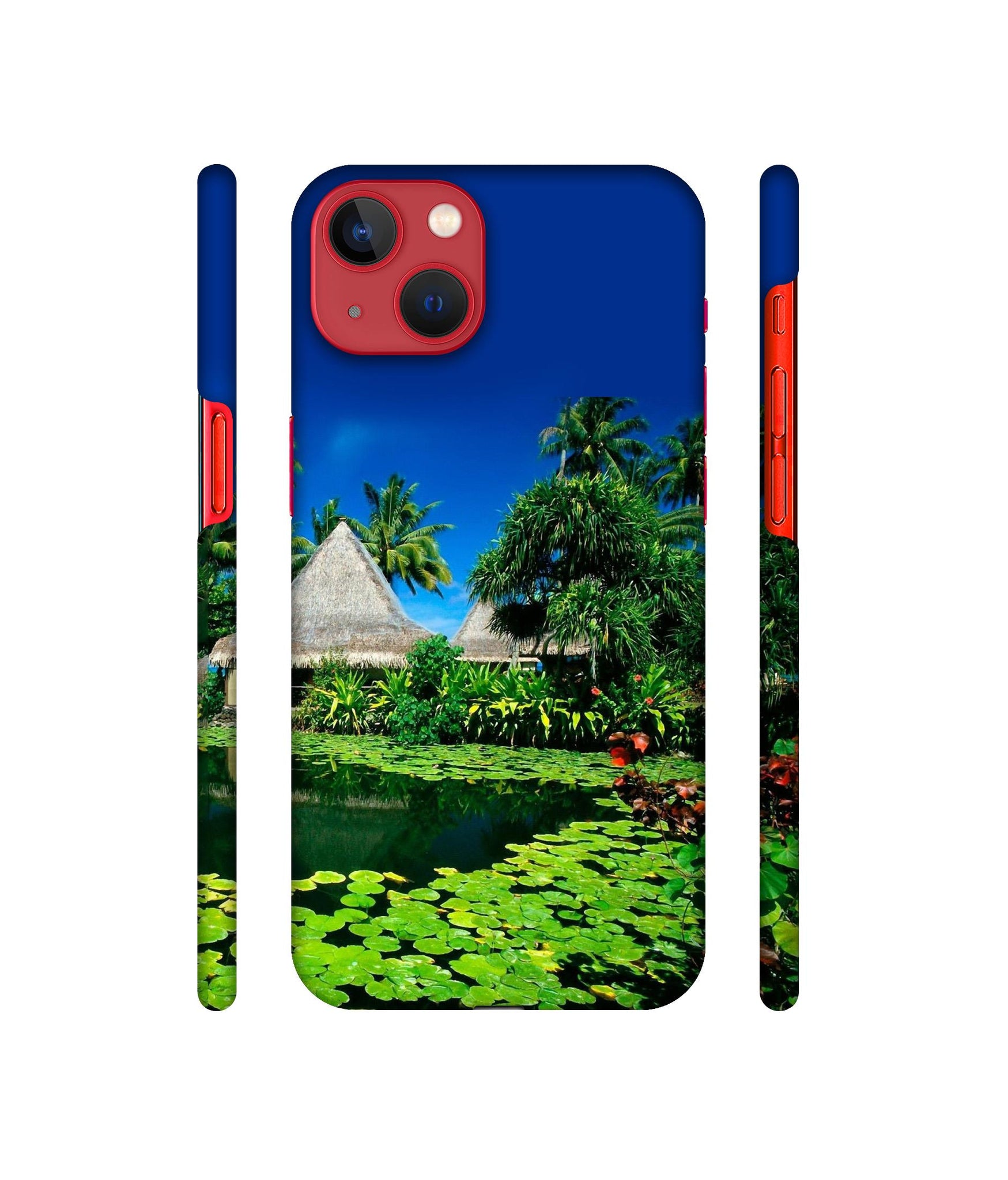 Tropics Water Designer Hard Back Cover for Apple iPhone 13