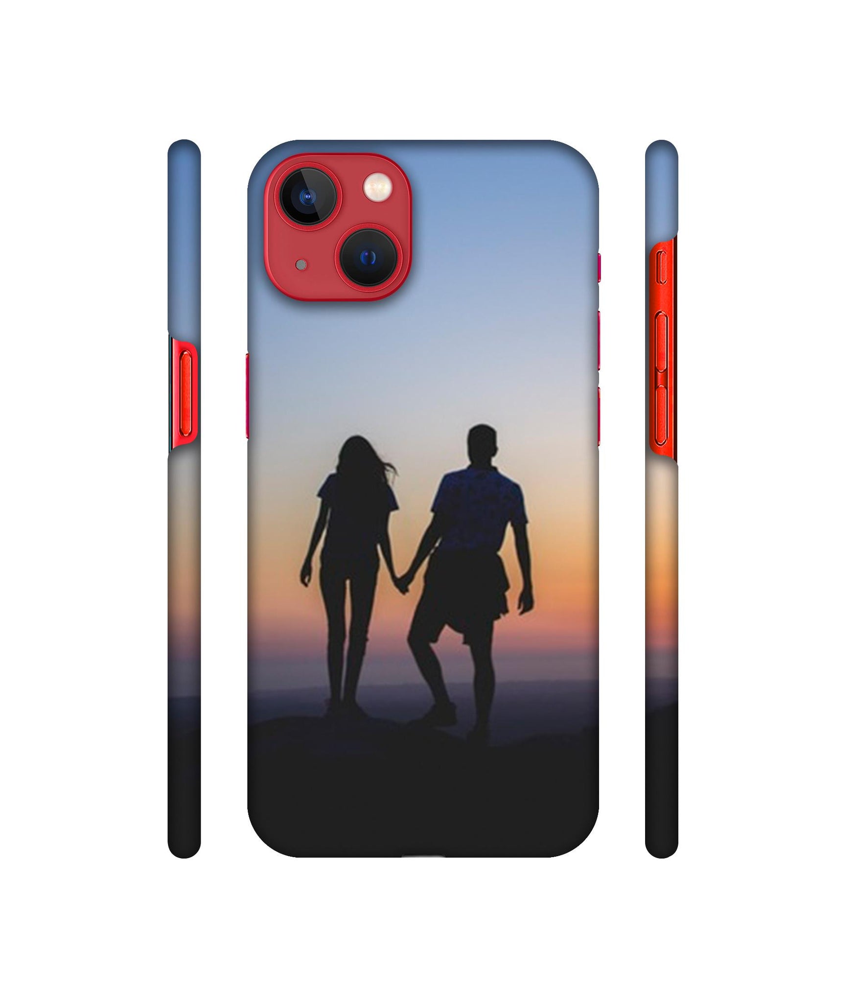 Couple On Beach Designer Hard Back Cover for Apple iPhone 13