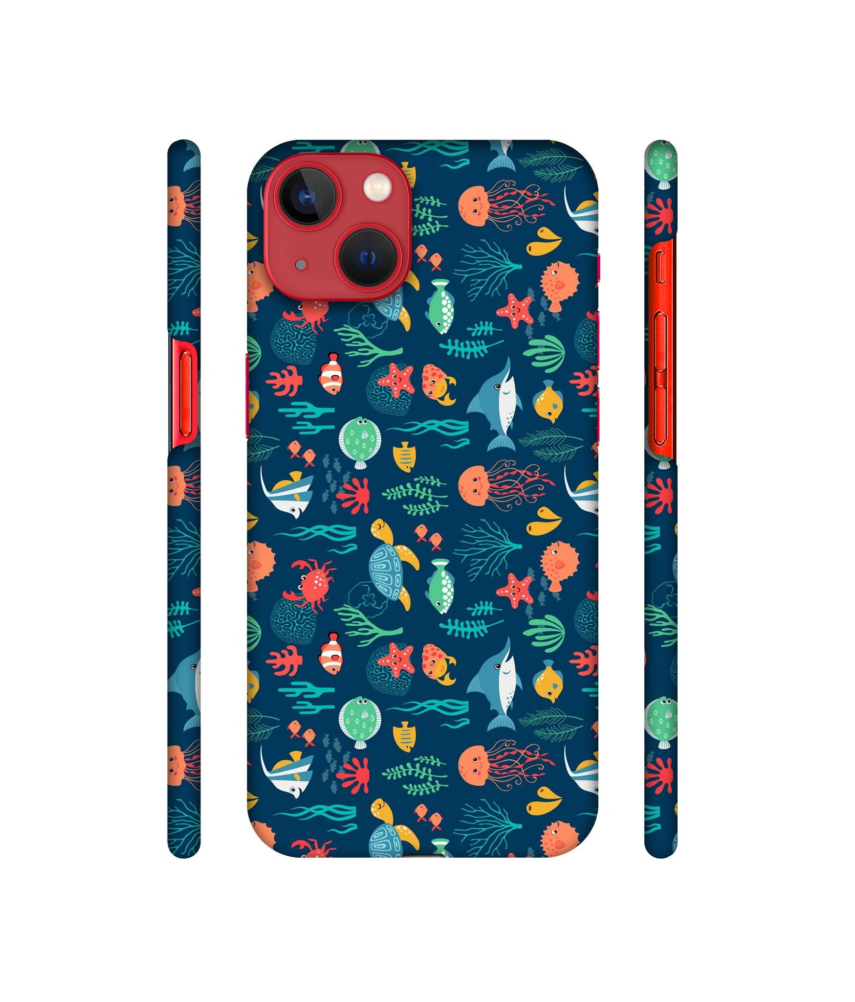 Aquarium Texture Designer Hard Back Cover for Apple iPhone 13