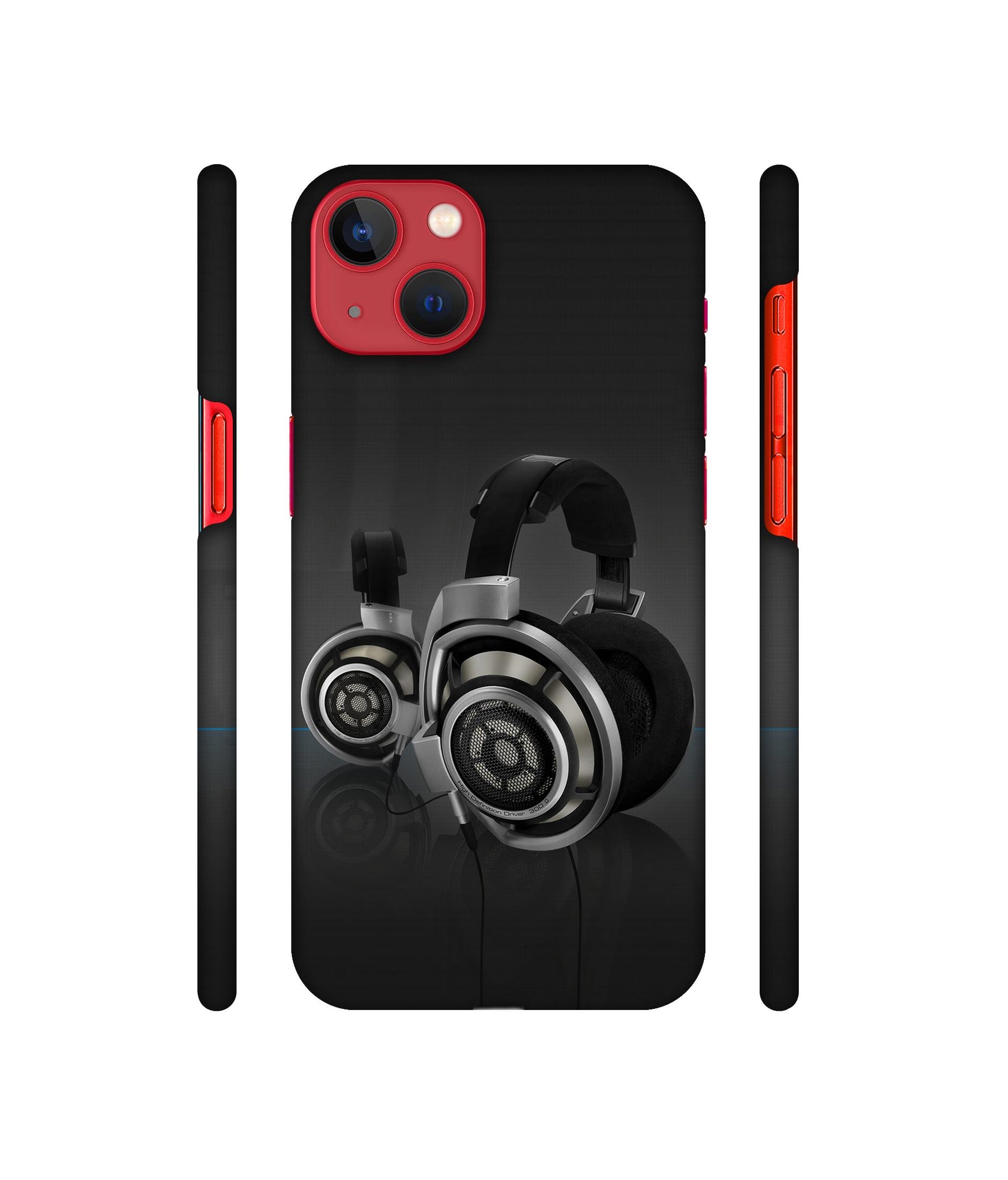 Head Phone Designer Hard Back Cover for Apple iPhone 13