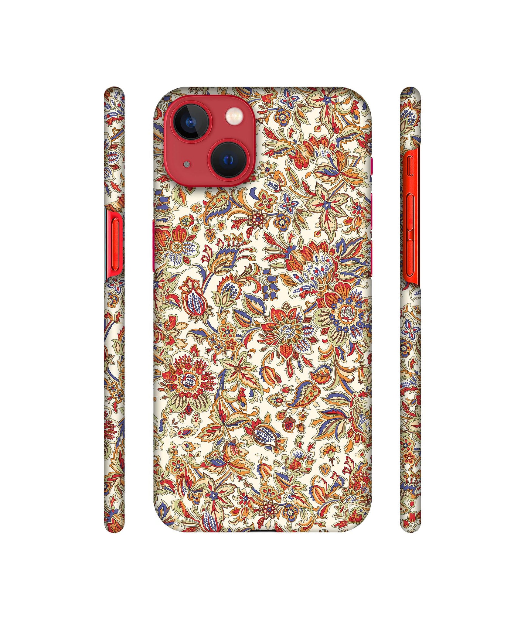 Floral Designer Hard Back Cover for Apple iPhone 13