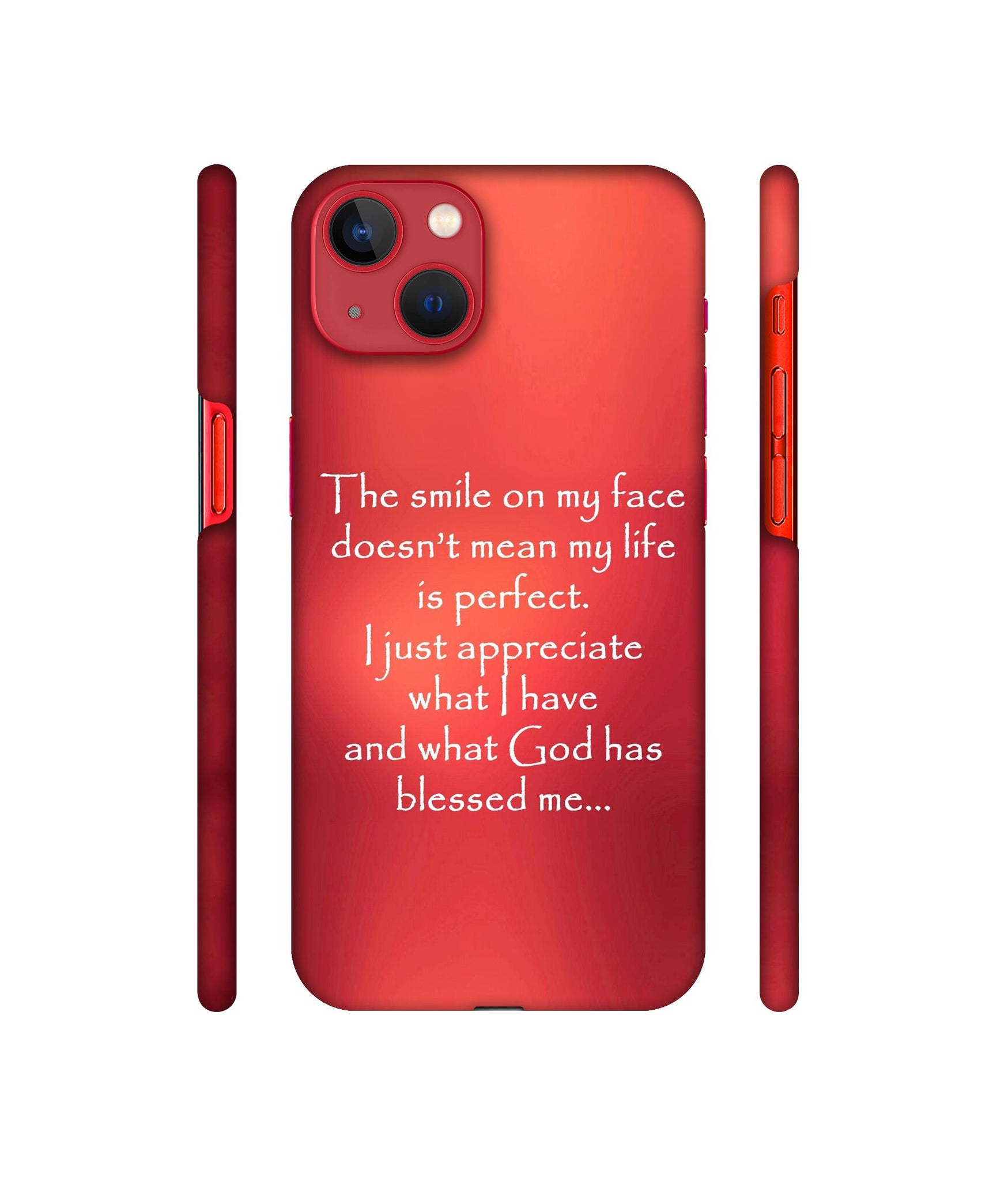 Quotes On Life Designer Hard Back Cover for Apple iPhone 13