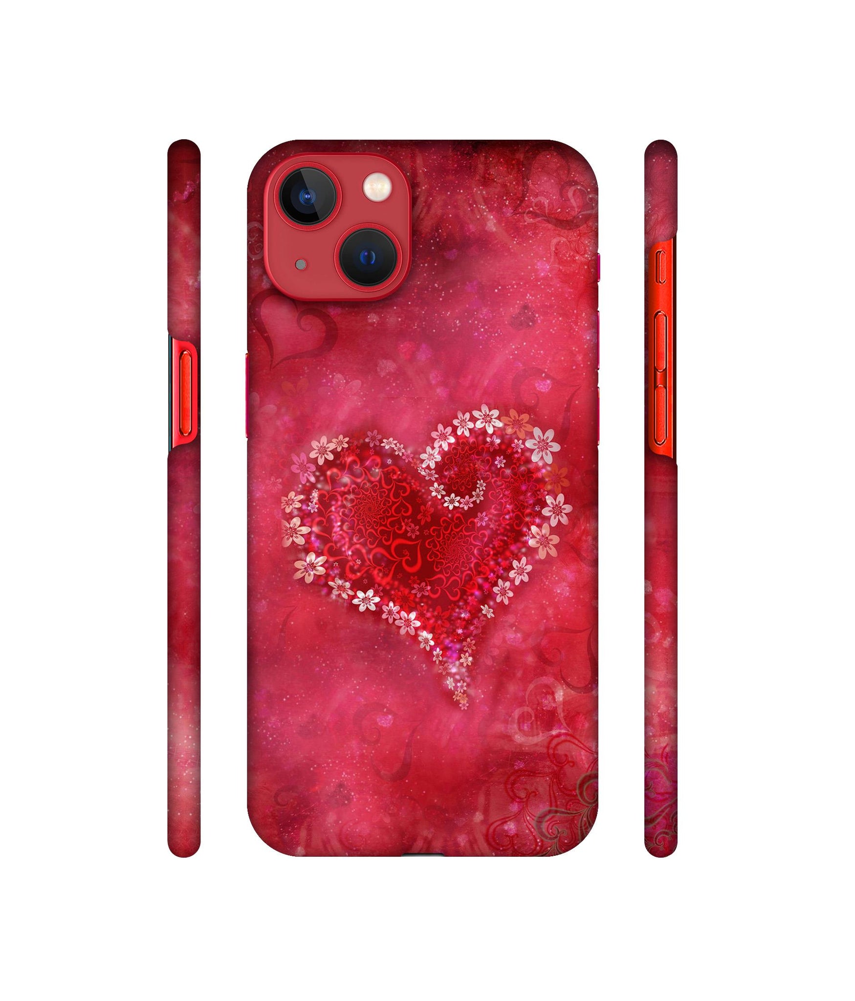 Heart Designer Hard Back Cover for Apple iPhone 13