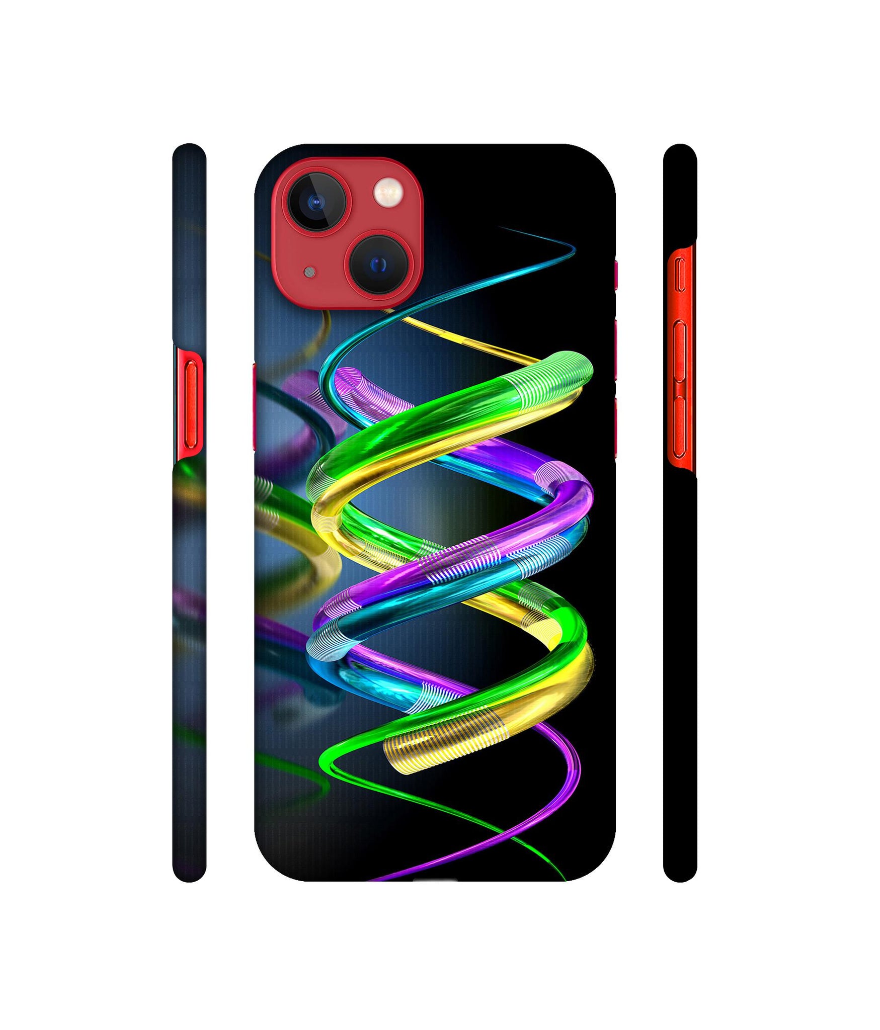 3D Spiral Designer Hard Back Cover for Apple iPhone 13