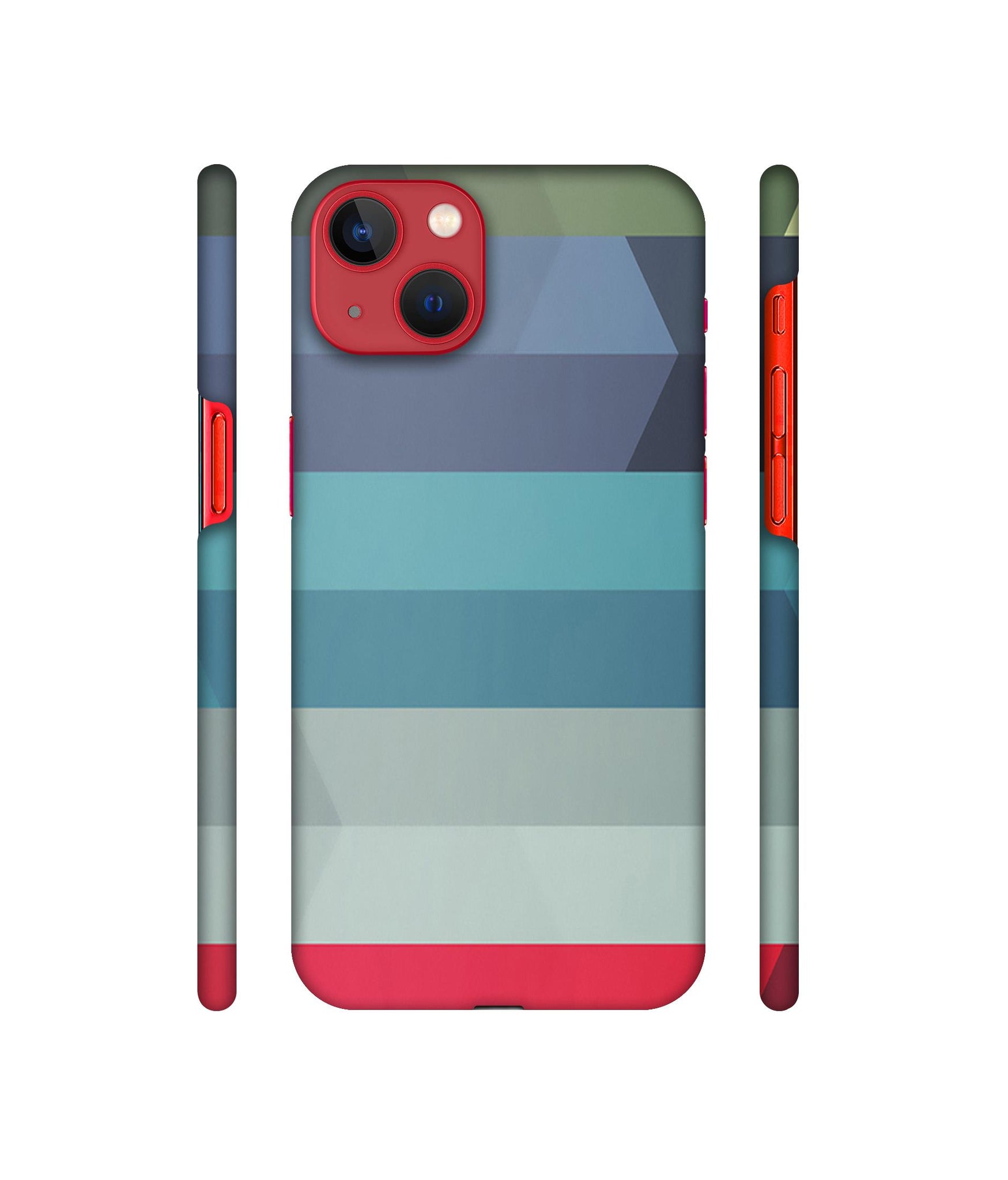 Colorful Lines Designer Hard Back Cover for Apple iPhone 13