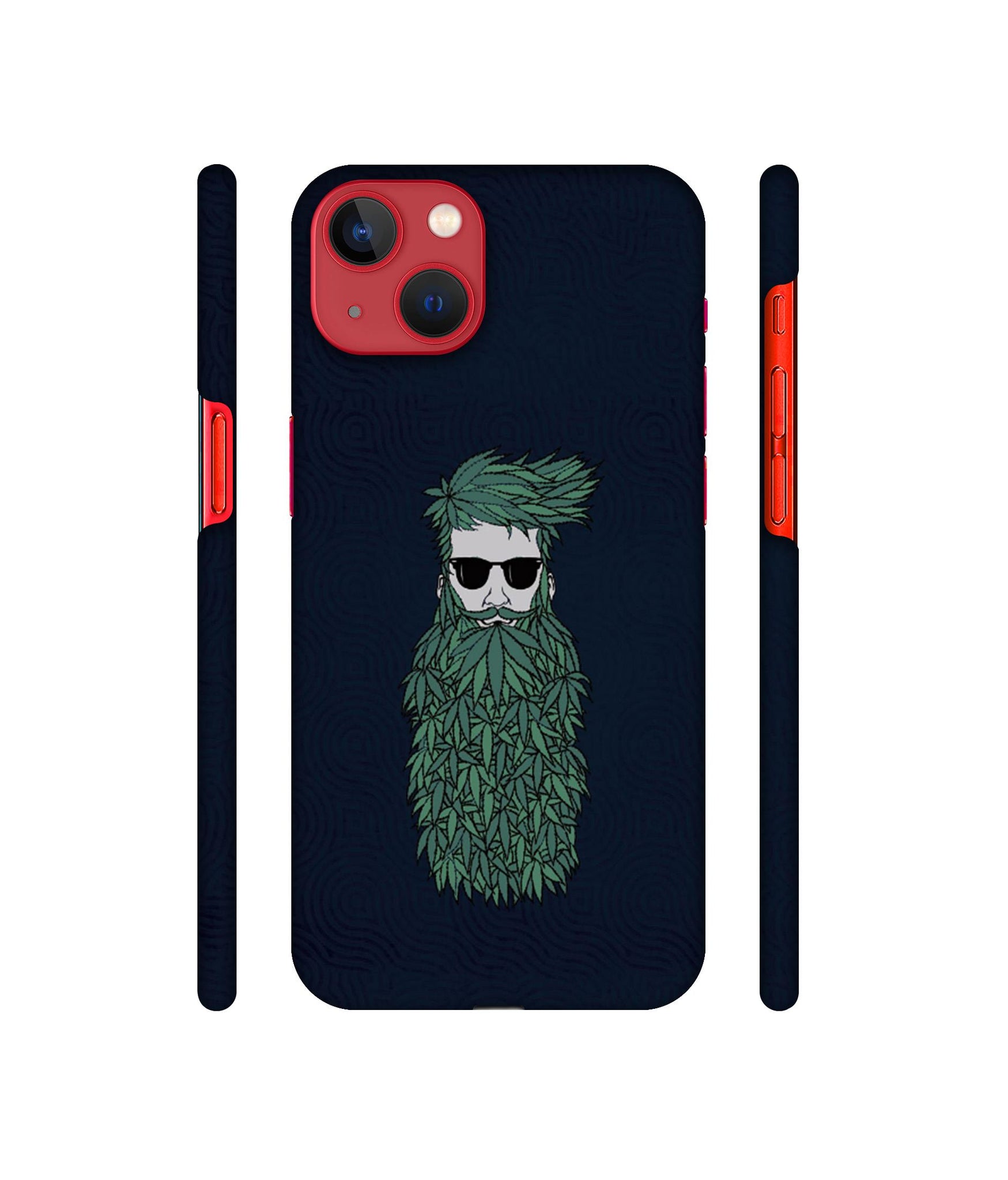 Beard Man Designer Hard Back Cover for Apple iPhone 13