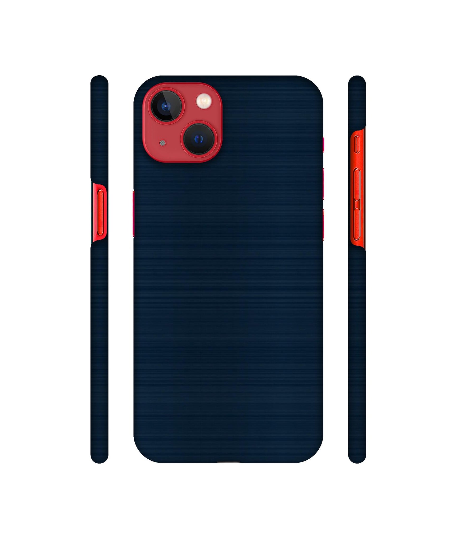 Blue Line Designer Hard Back Cover for Apple iPhone 13