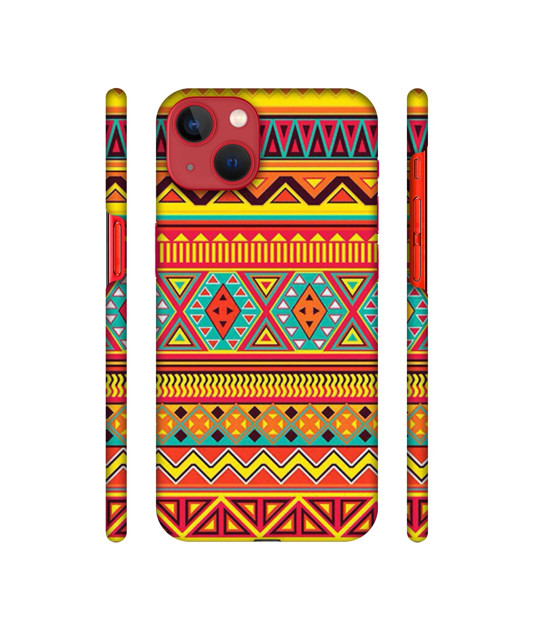 Artistic Rangoli Designer Hard Back Cover for Apple iPhone 13