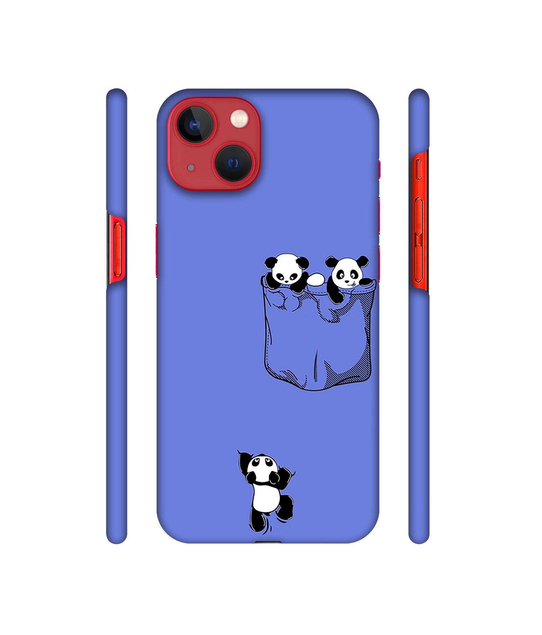 Poket Panda Designer Hard Back Cover for Apple iPhone 13