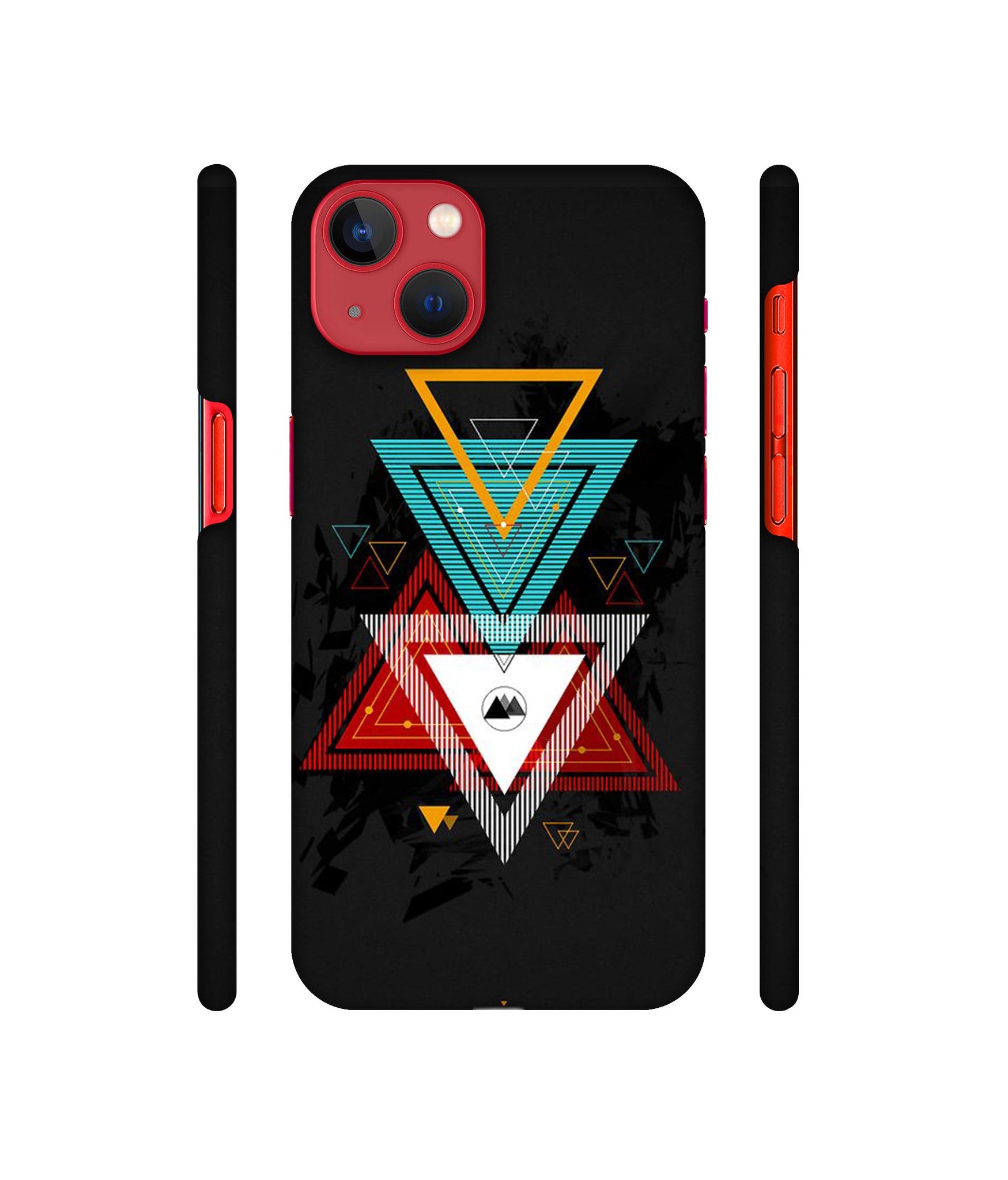 Illustrator Triangle Designer Hard Back Cover for Apple iPhone 13