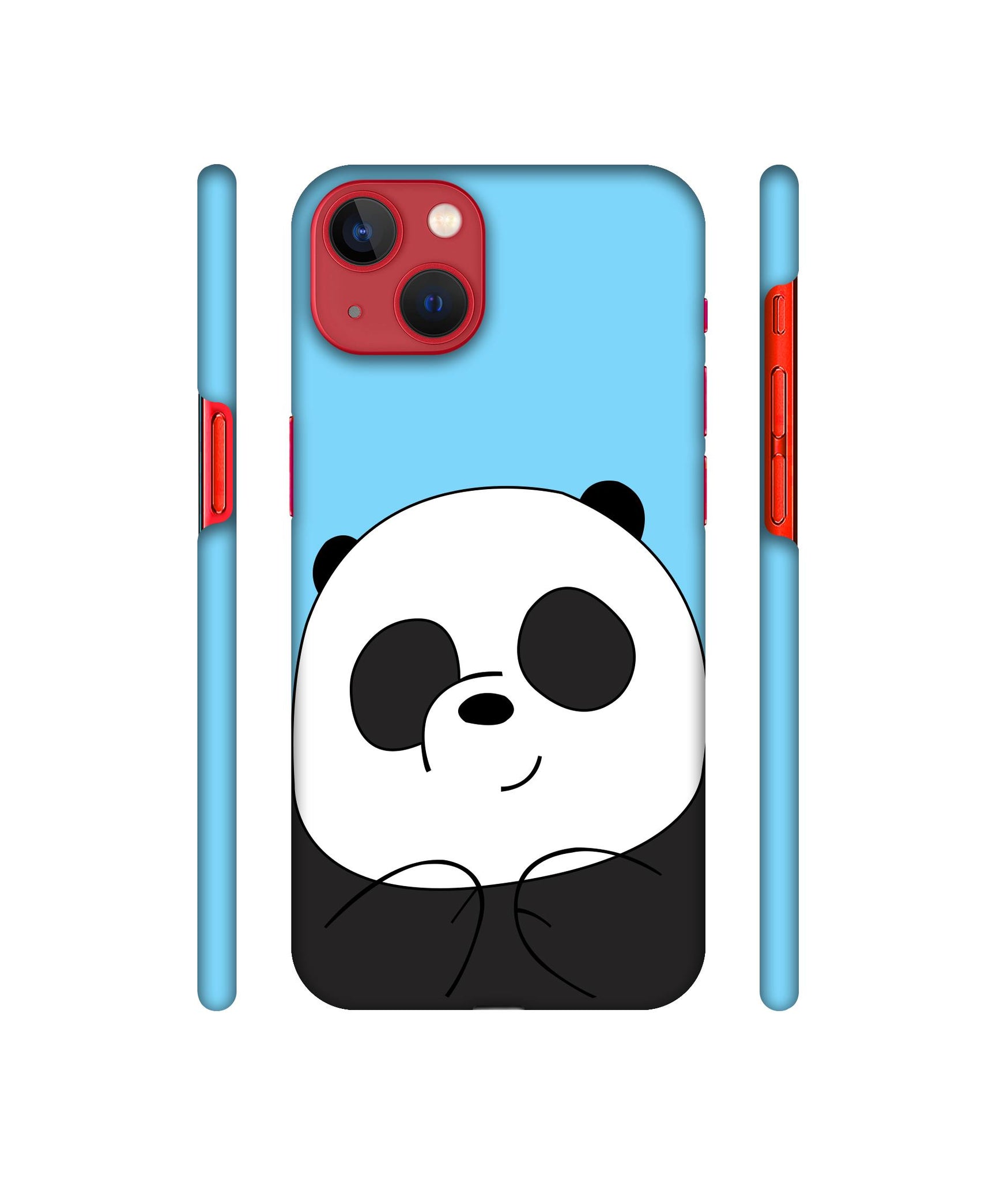 Cute Panda Designer Hard Back Cover for Apple iPhone 13