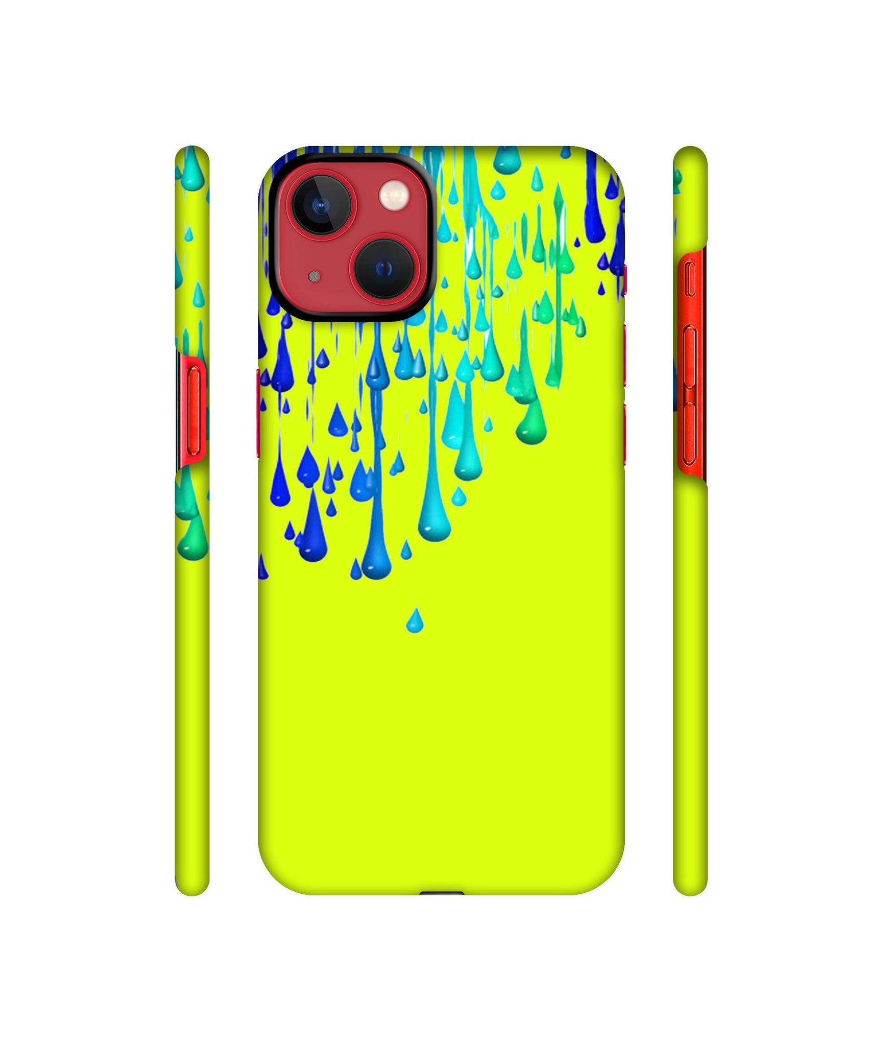 Neon Paint Designer Hard Back Cover for Apple iPhone 13