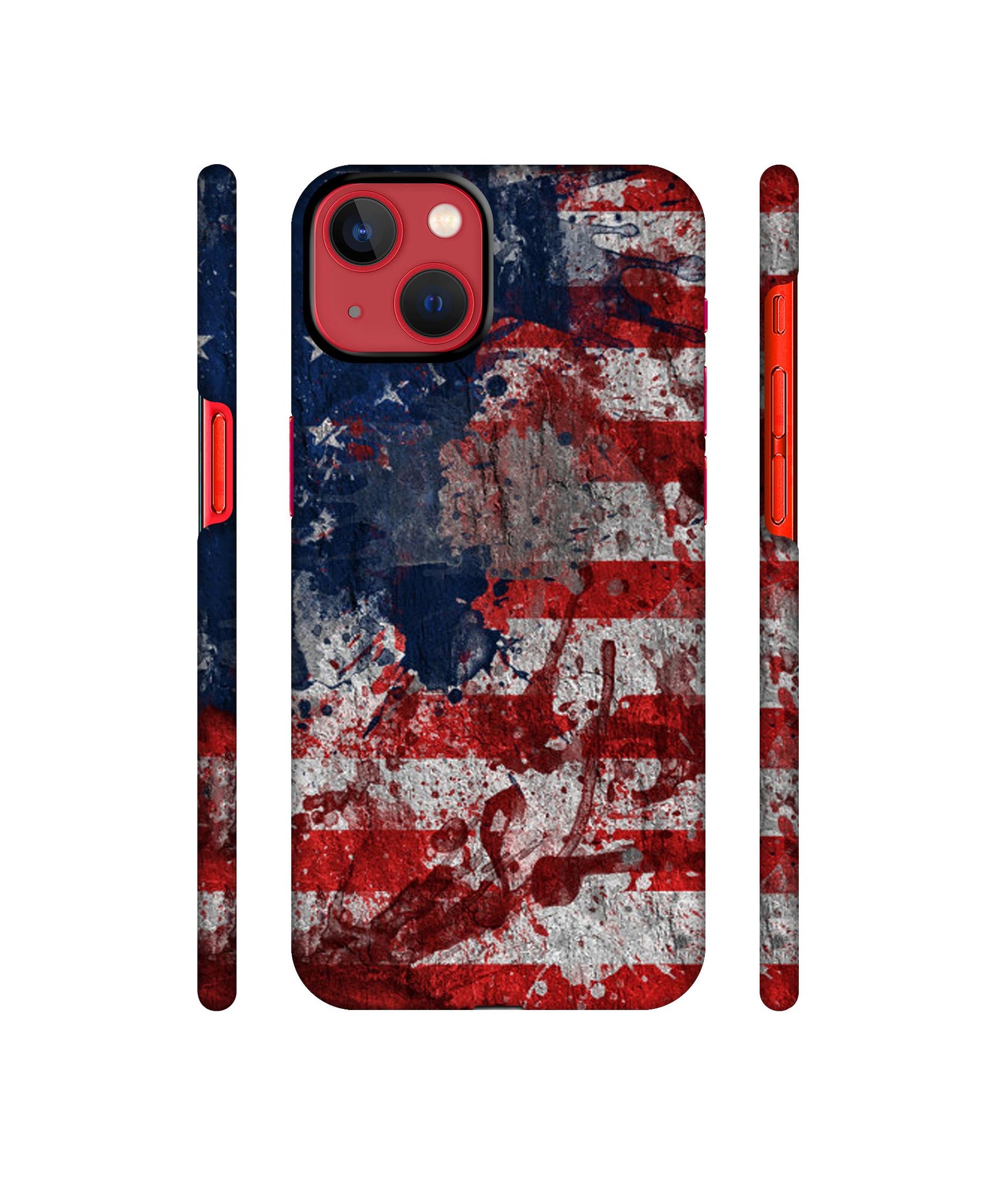 Painting American Designer Hard Back Cover for Apple iPhone 13