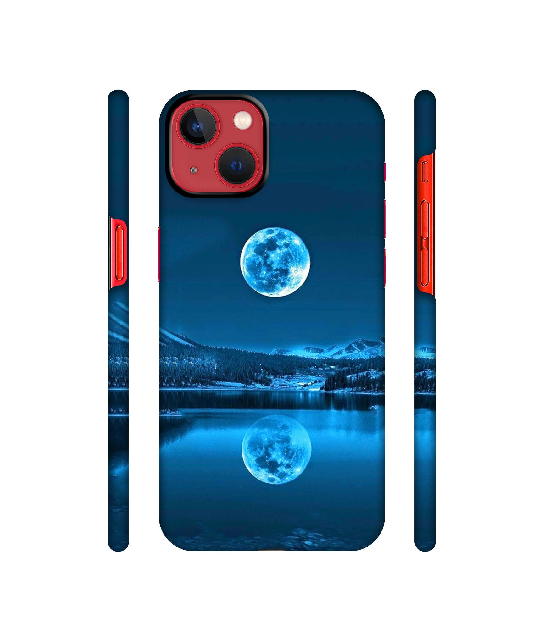 Awesome Moon Designer Hard Back Cover for Apple iPhone 13