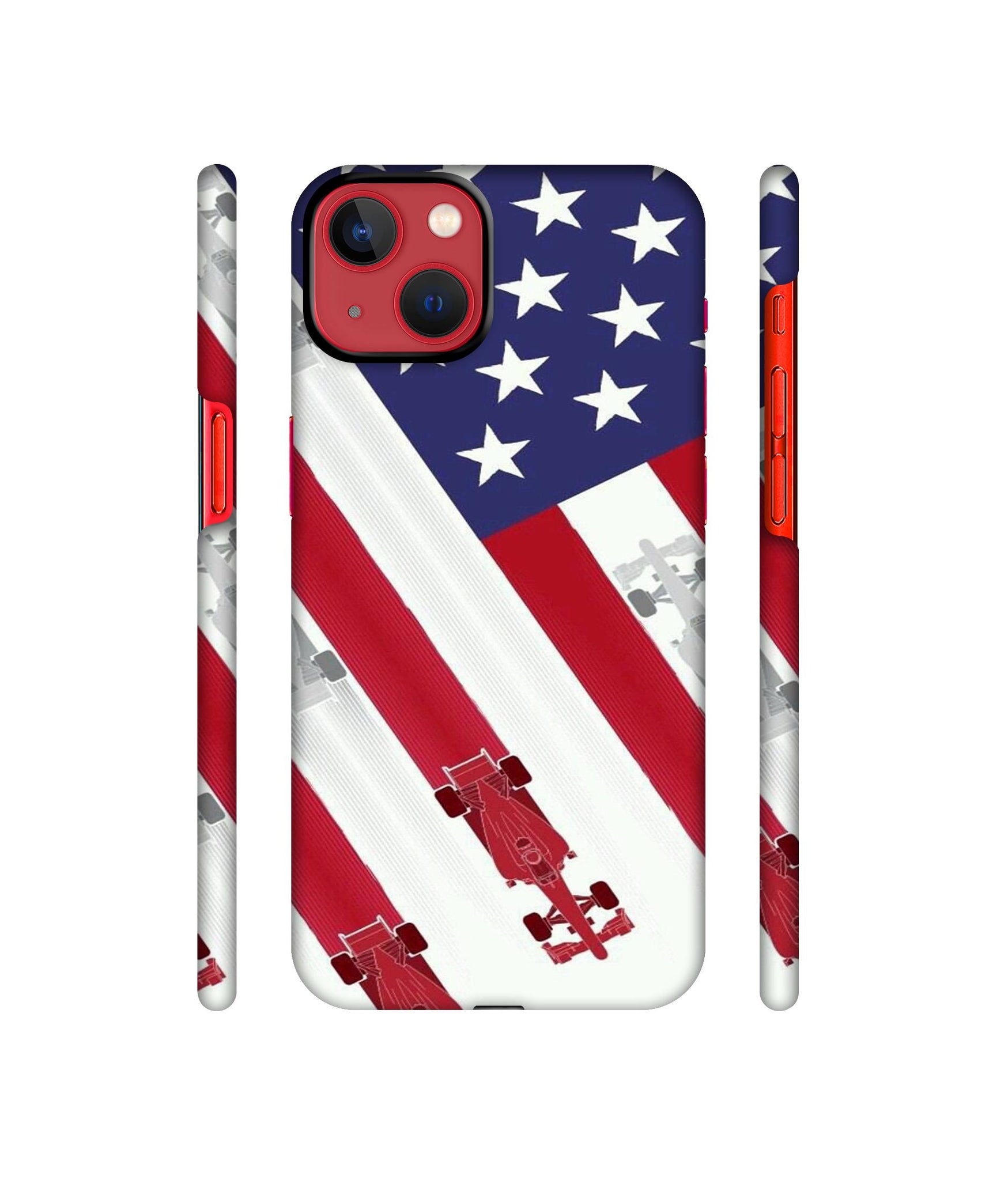 Ferrari On the Zoom Print Designer Hard Back Cover for Apple iPhone 13