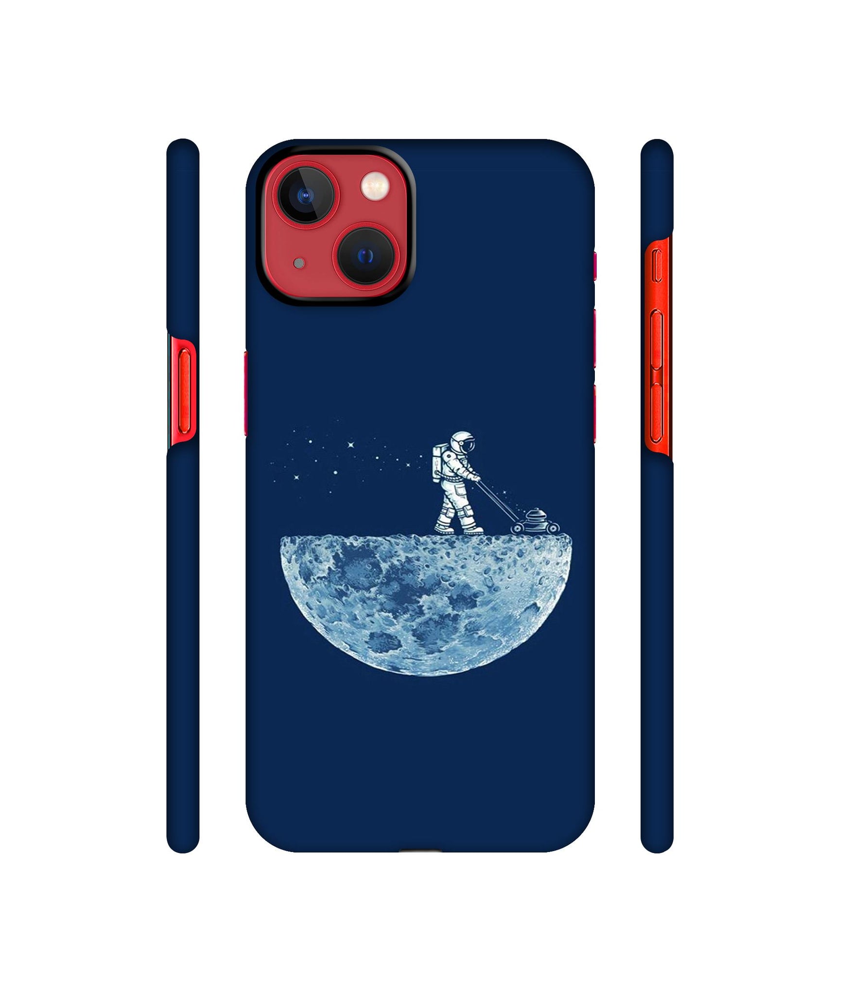 Moon Walk Designer Hard Back Cover for Apple iPhone 13
