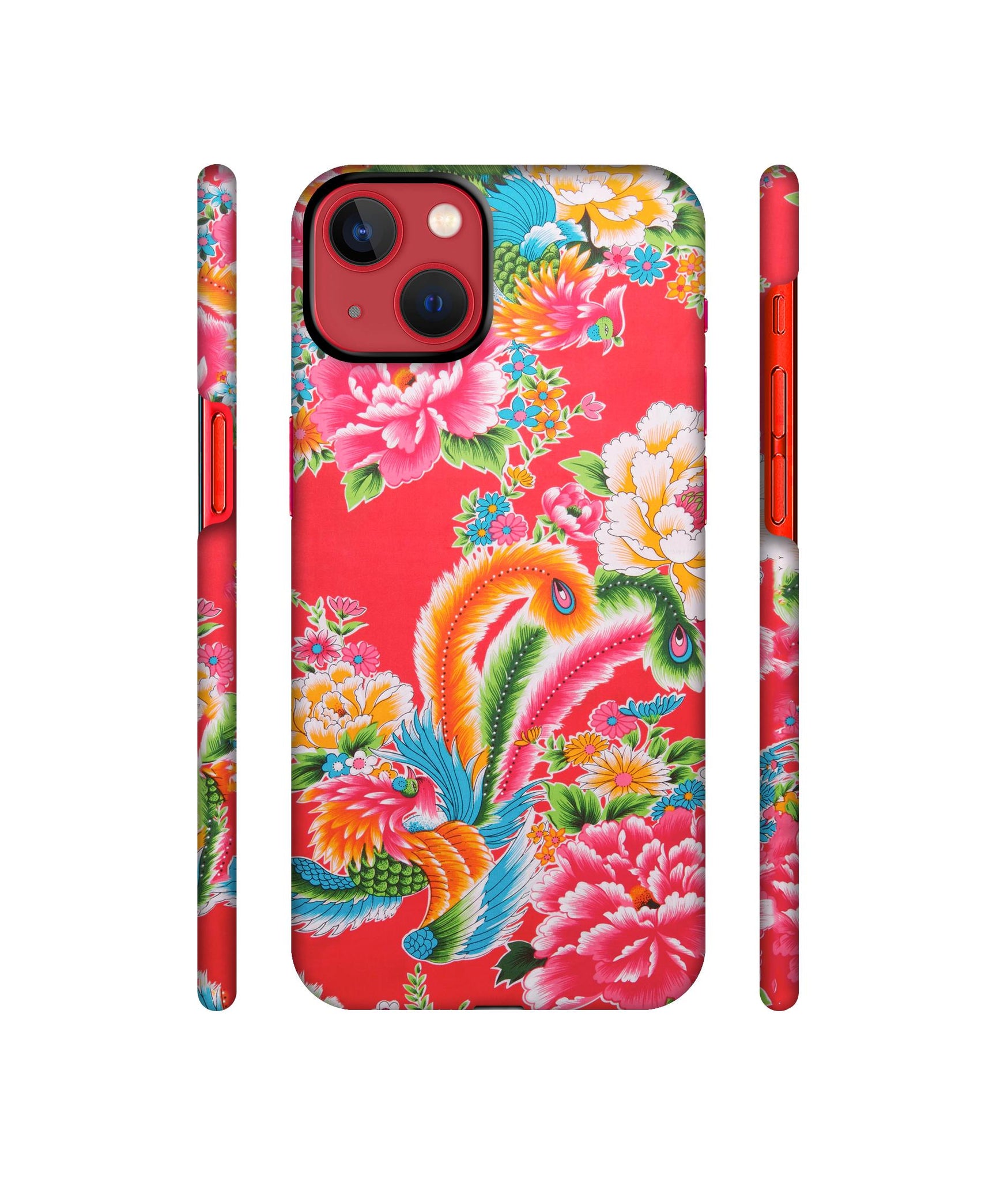 Cute Floral Pattern Print Designer Hard Back Cover for Apple iPhone 13