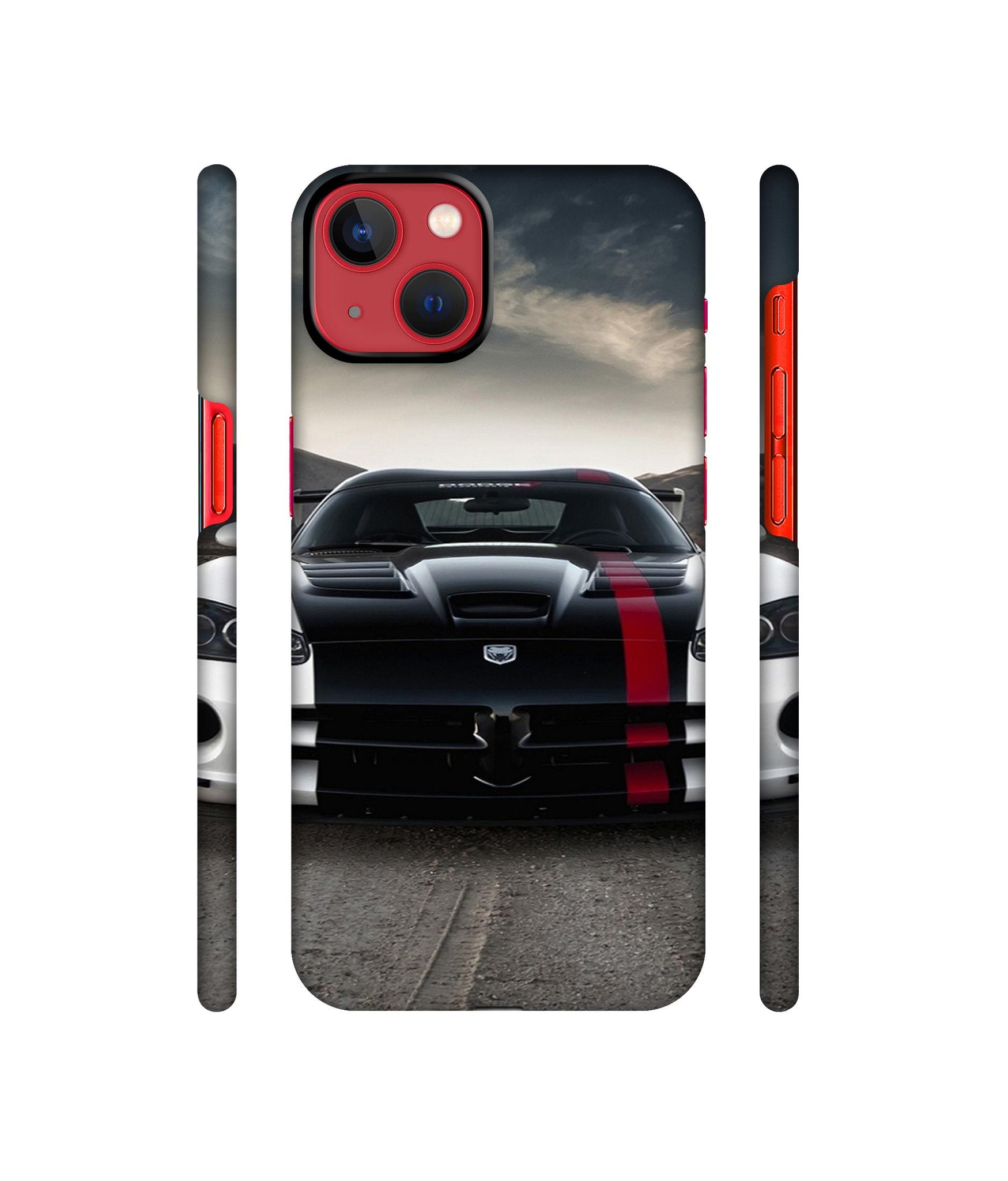 Sports Car Pattern Designer Hard Back Cover for Apple iPhone 13