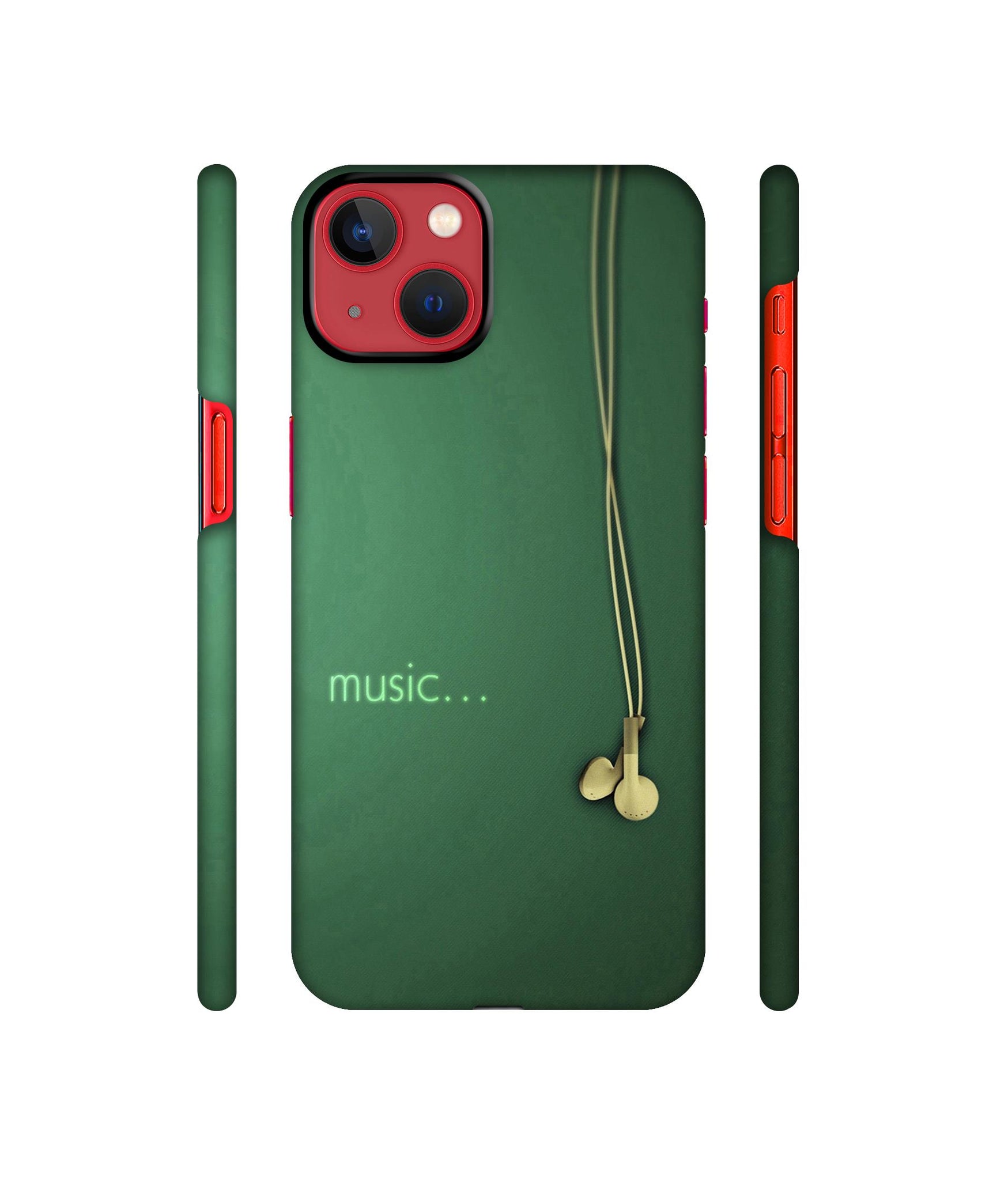 Headphone Music Designer Hard Back Cover for Apple iPhone 13