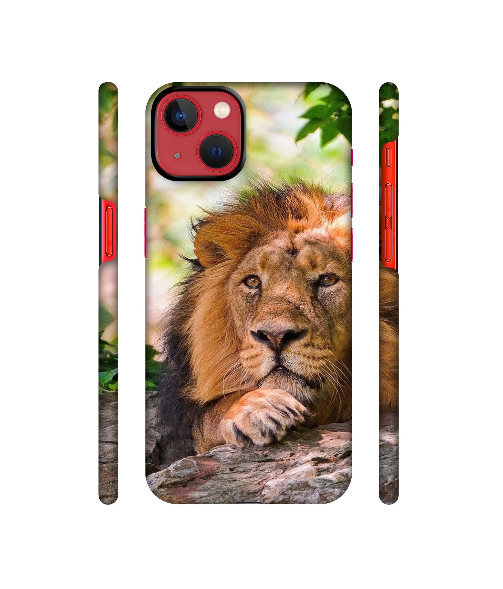 Tiger Pattern Print Designer Hard Back Cover for Apple iPhone 13