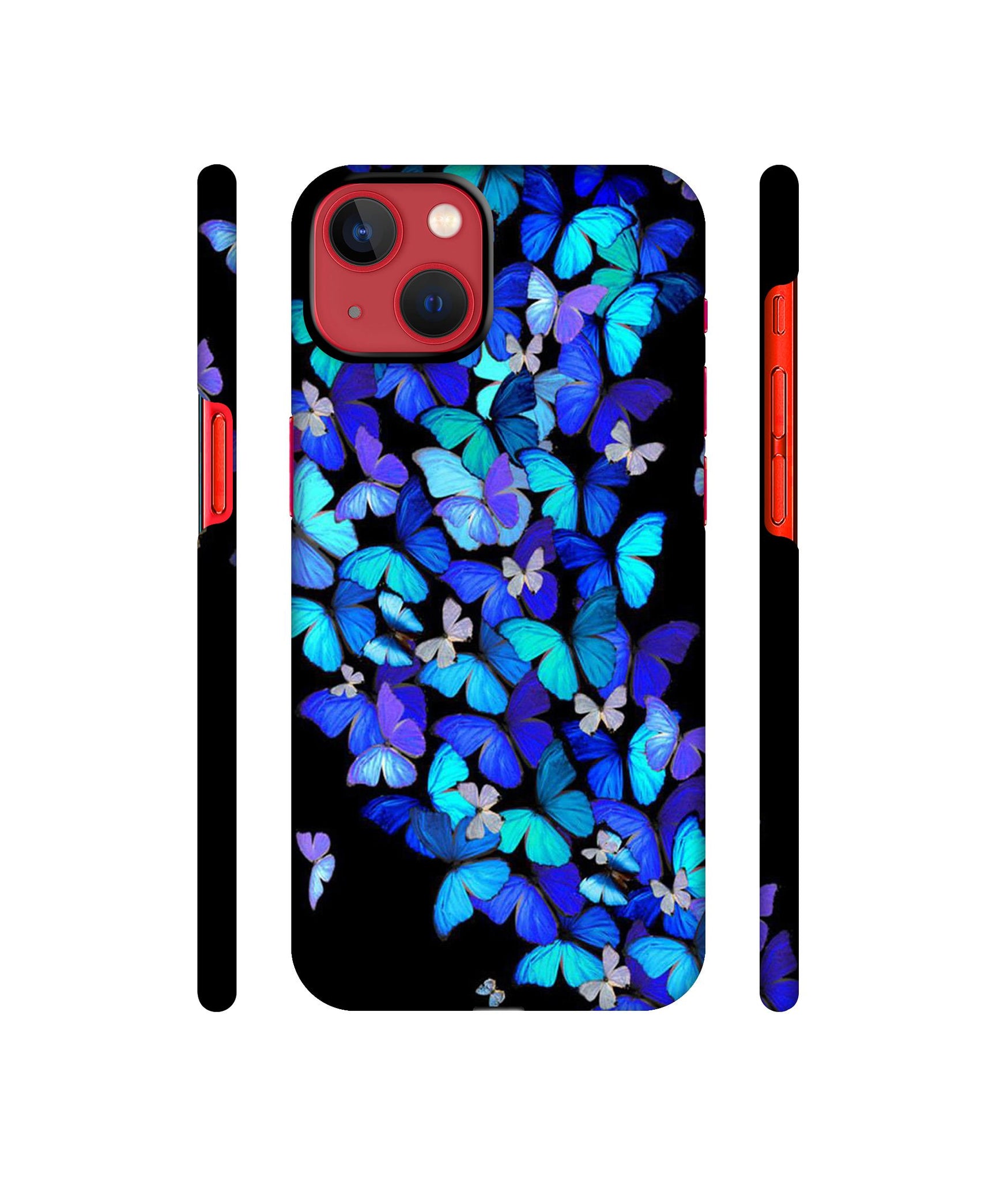 Butterfly Pattern Designer Hard Back Cover for Apple iPhone 13