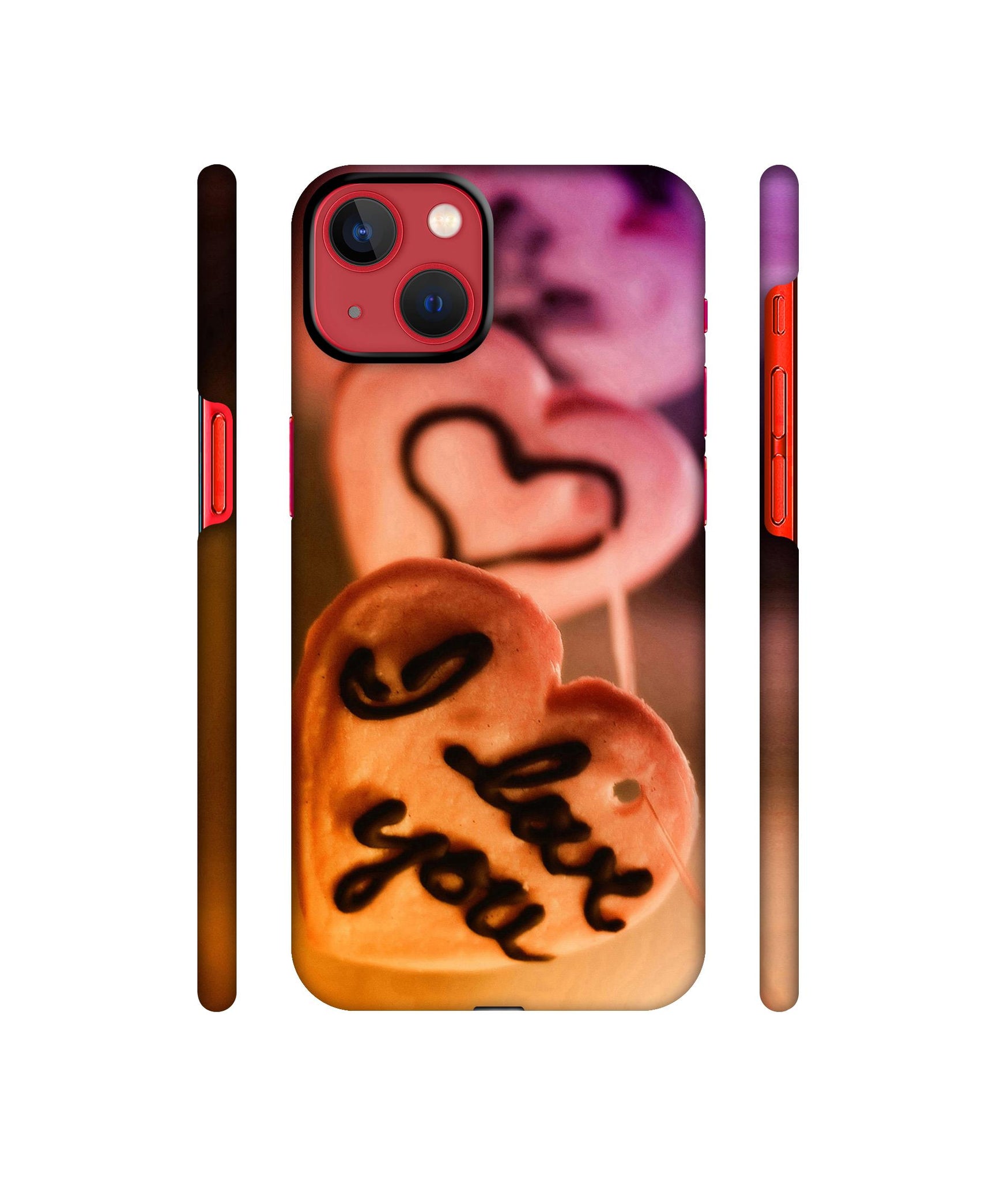 I Love you Designer Hard Back Cover for Apple iPhone 13