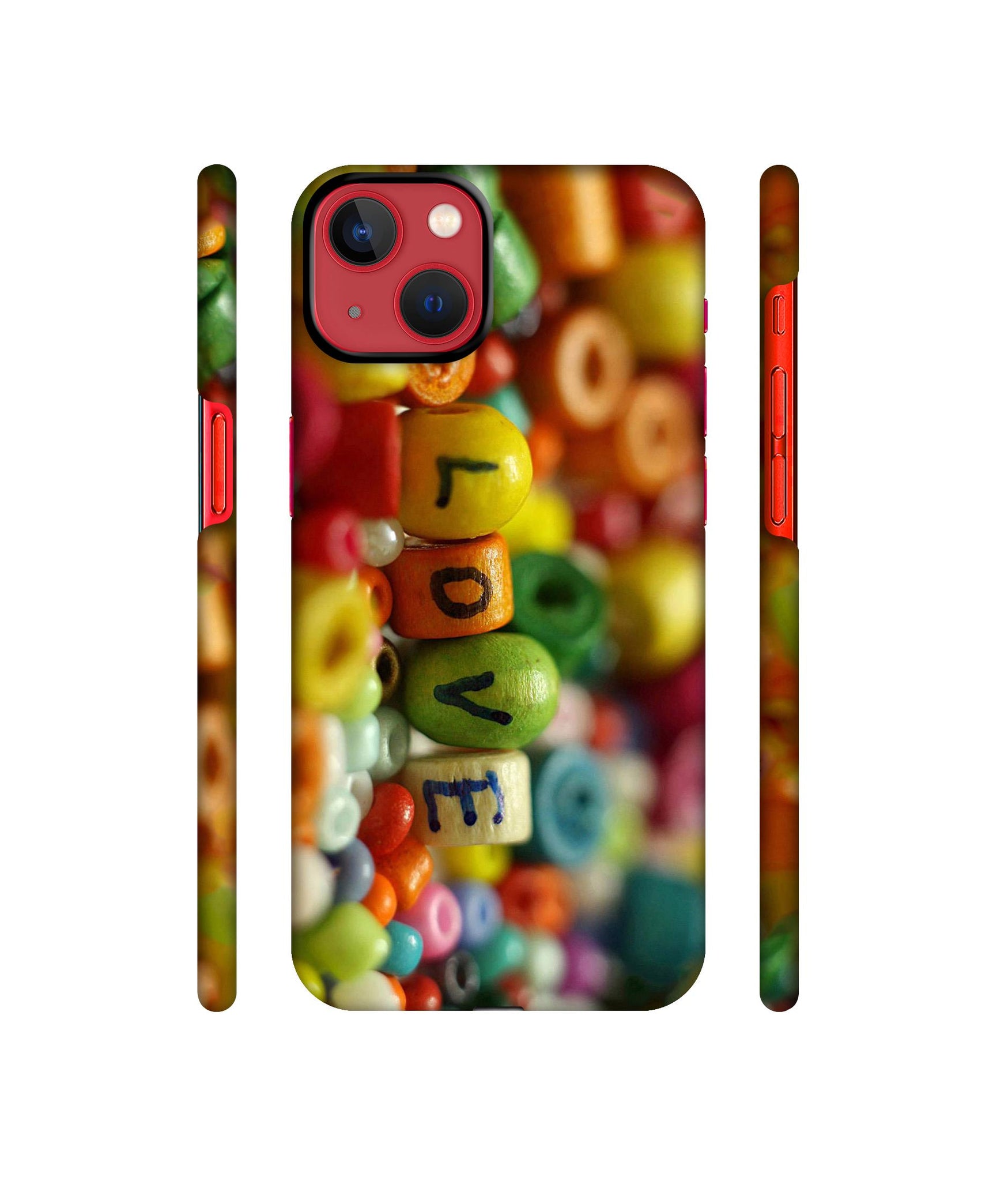 Colorful Love Designer Hard Back Cover for Apple iPhone 13