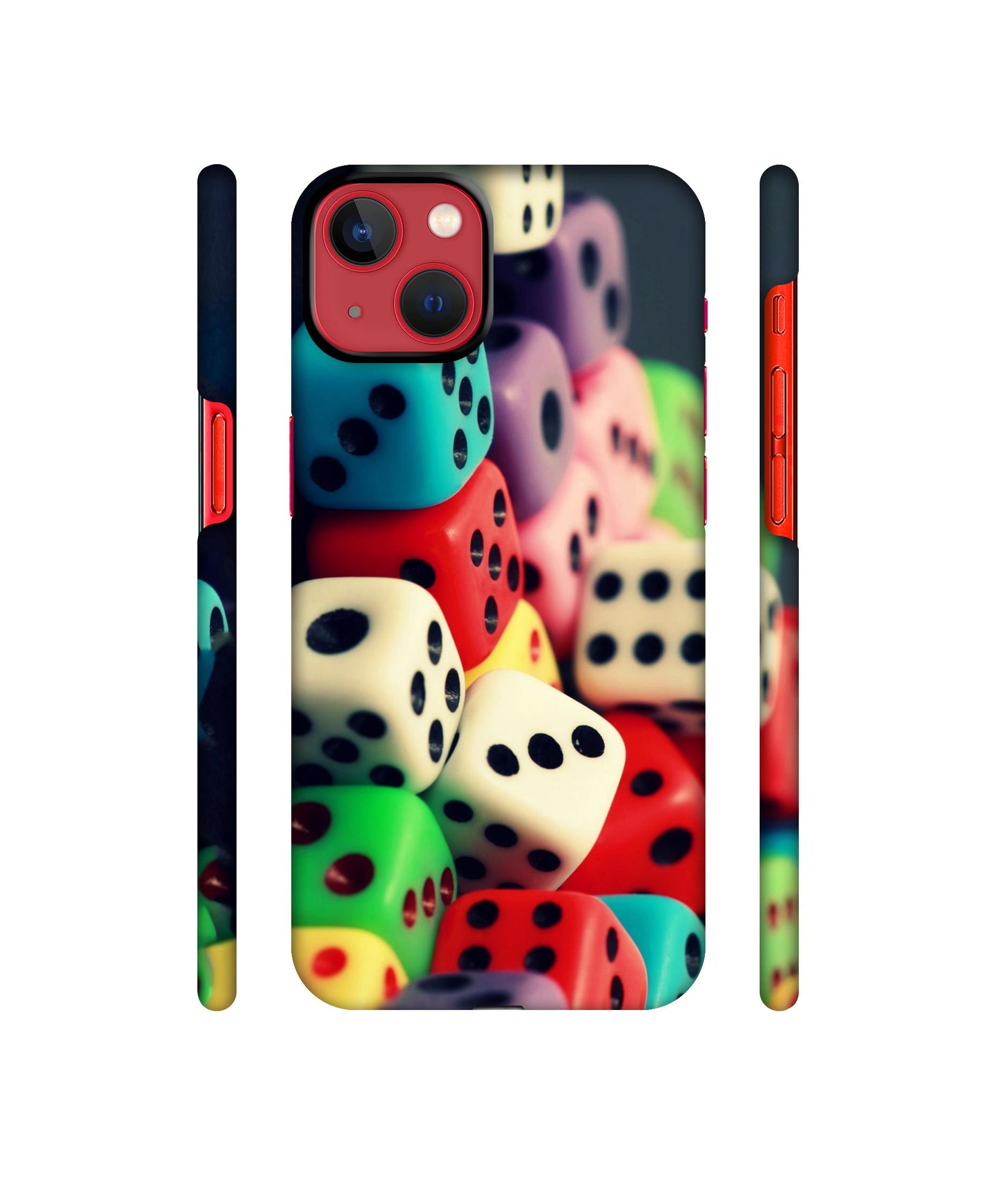 Dice Designer Hard Back Cover for Apple iPhone 13