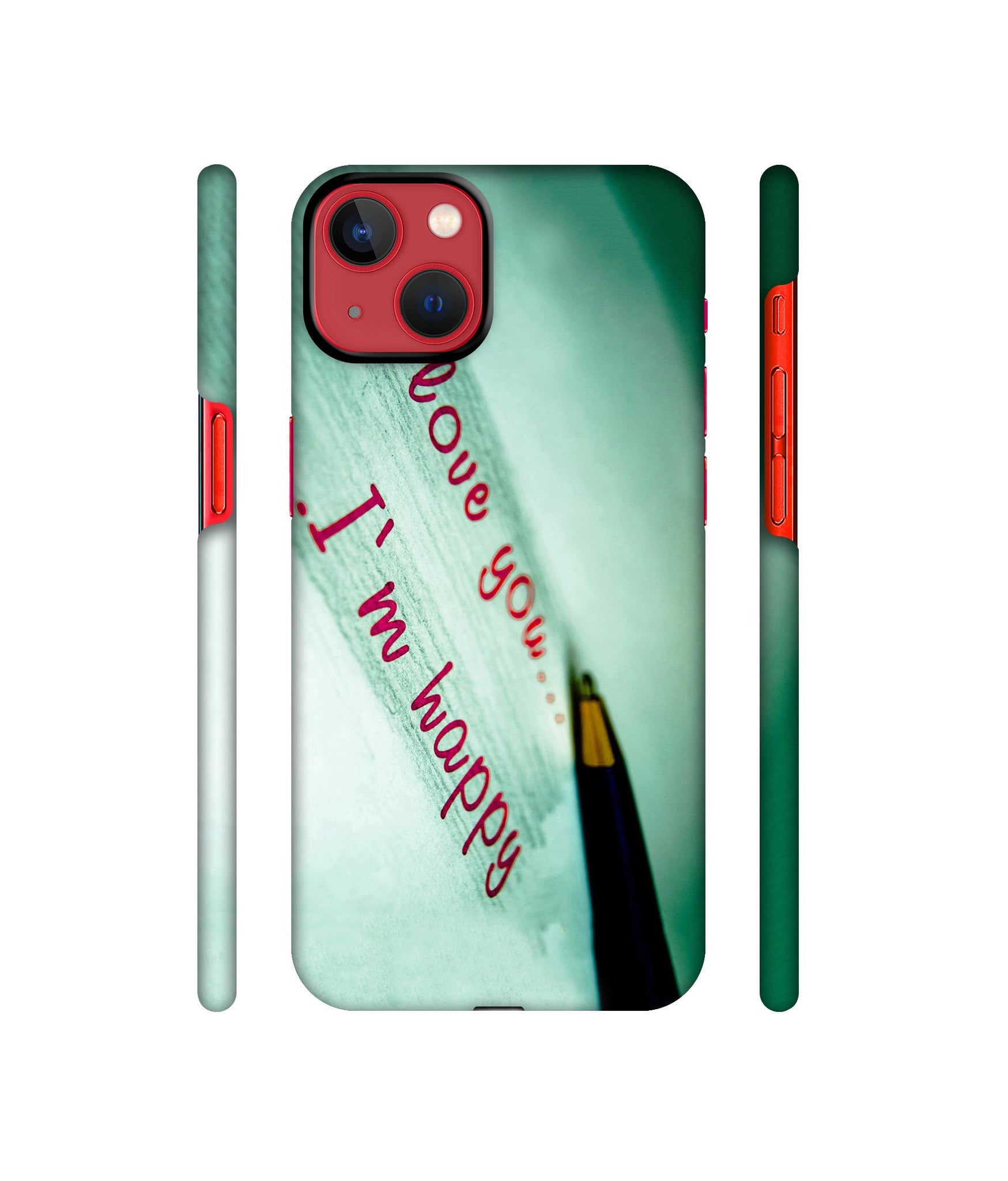 Love Quote Designer Hard Back Cover for Apple iPhone 13