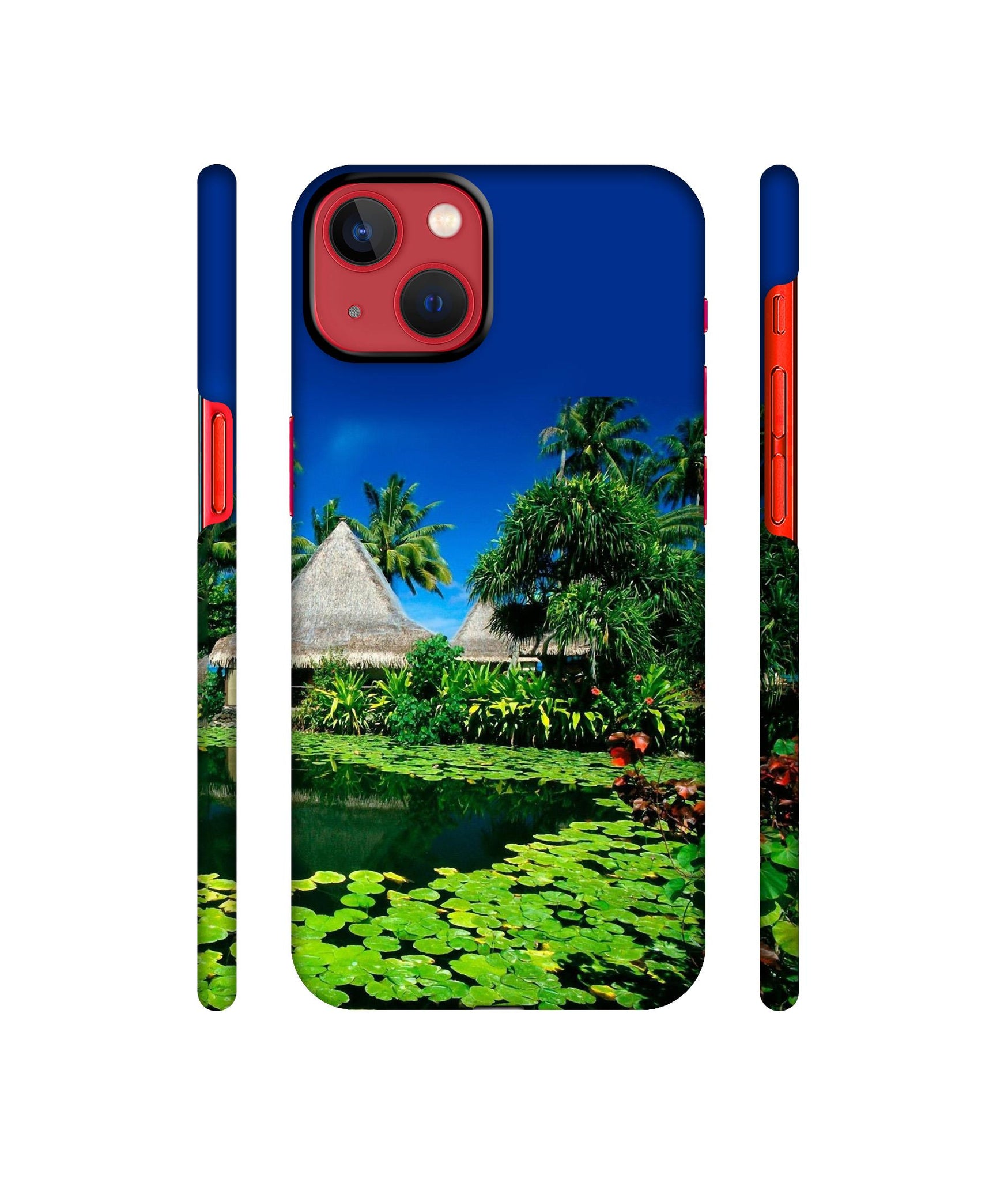 Tropics Water Designer Hard Back Cover for Apple iPhone 13