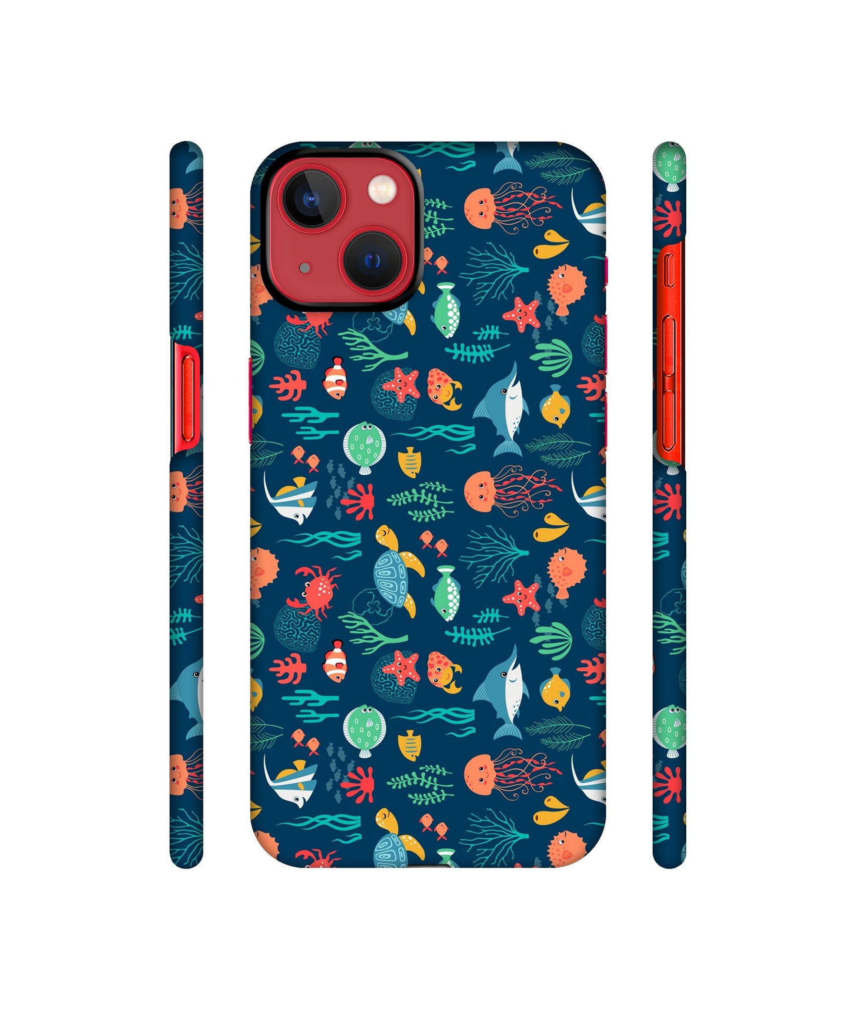 Aquarium Texture Designer Hard Back Cover for Apple iPhone 13