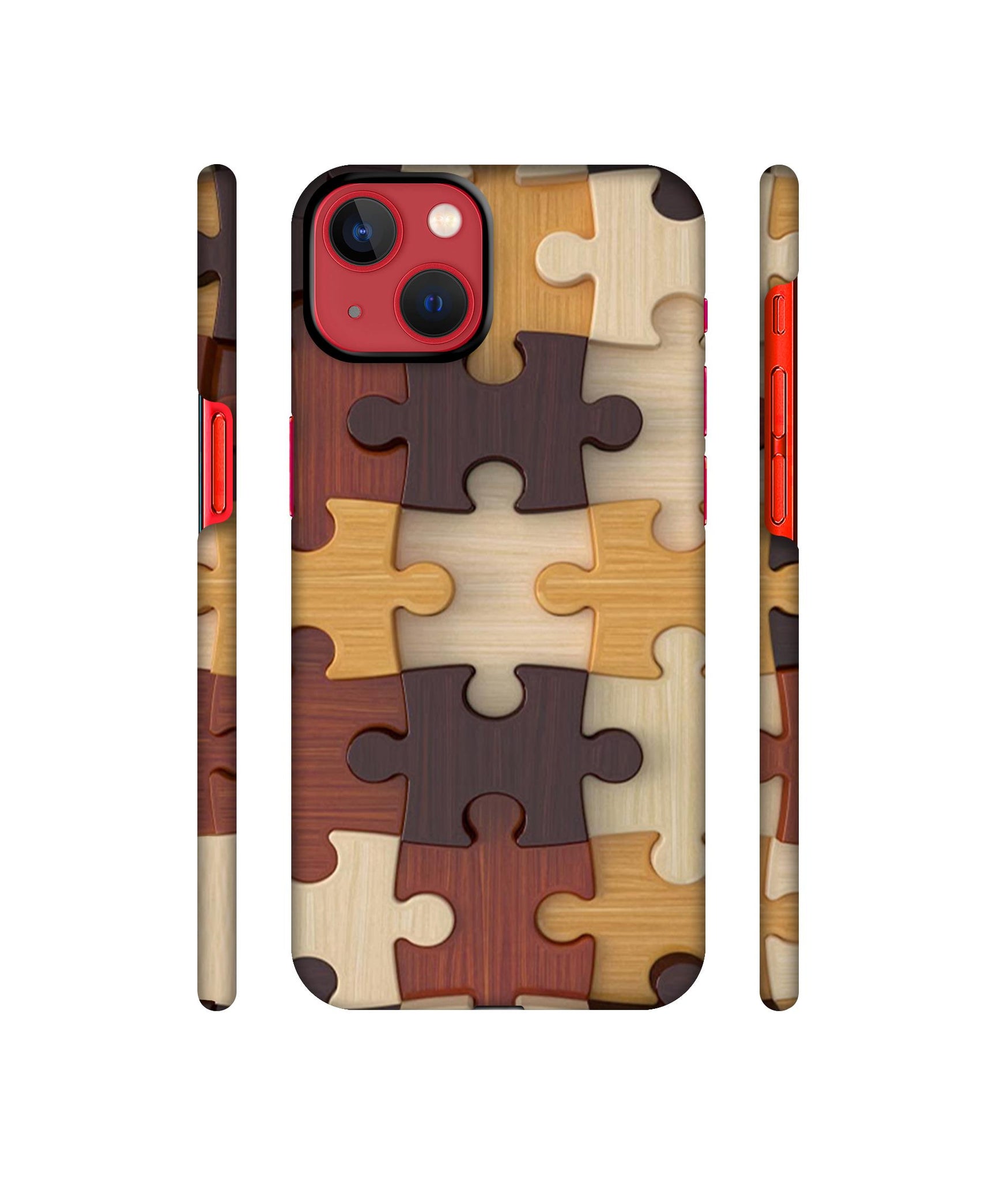 Puzzle Pattern Designer Hard Back Cover for Apple iPhone 13