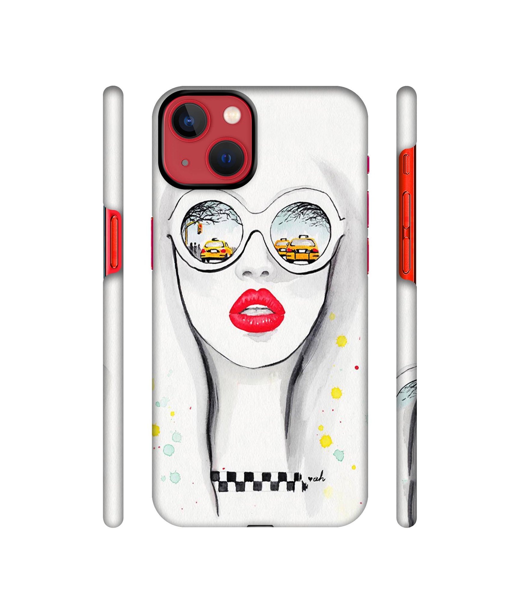 Girl Designer Hard Back Cover for Apple iPhone 13