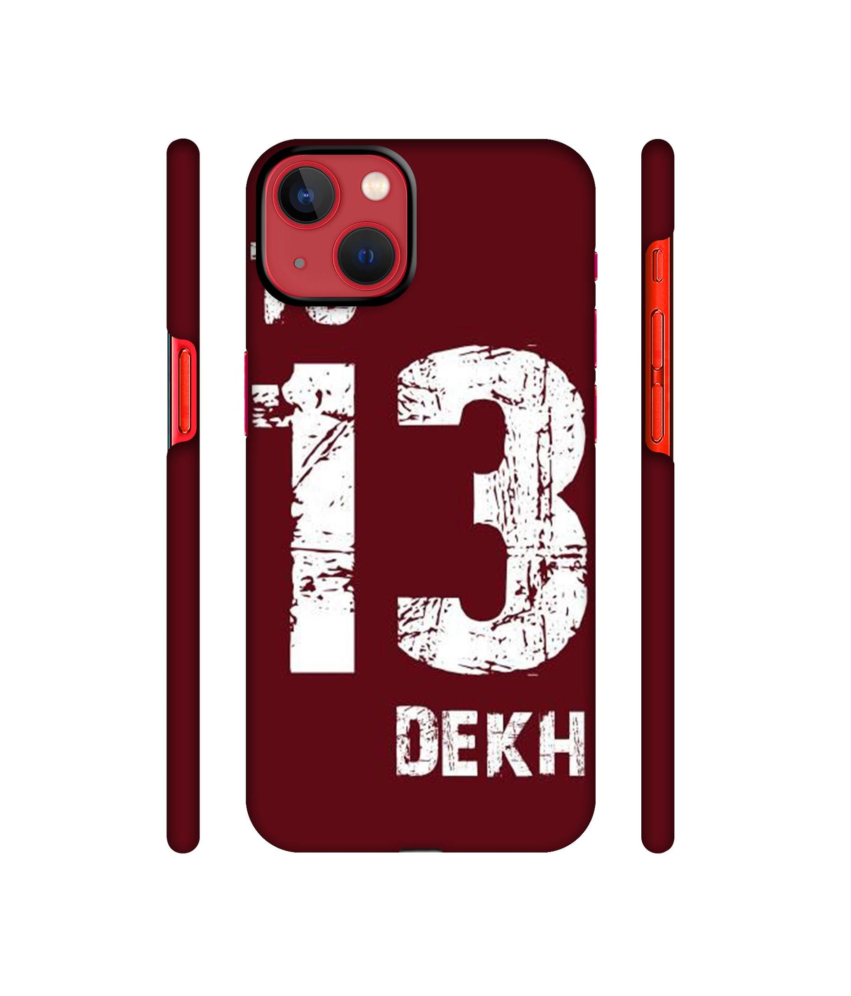 Tu 13 Dekh Designer Hard Back Cover for Apple iPhone 13