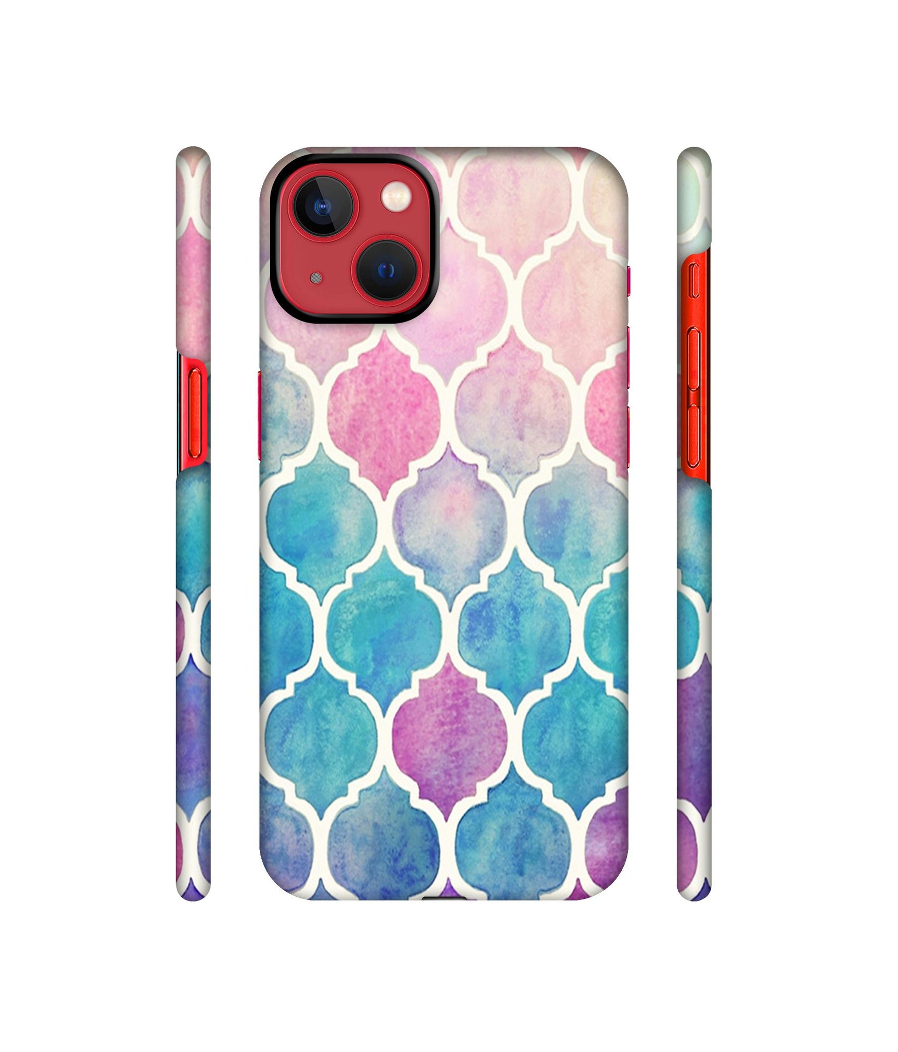 Patterns Art Designer Hard Back Cover for Apple iPhone 13