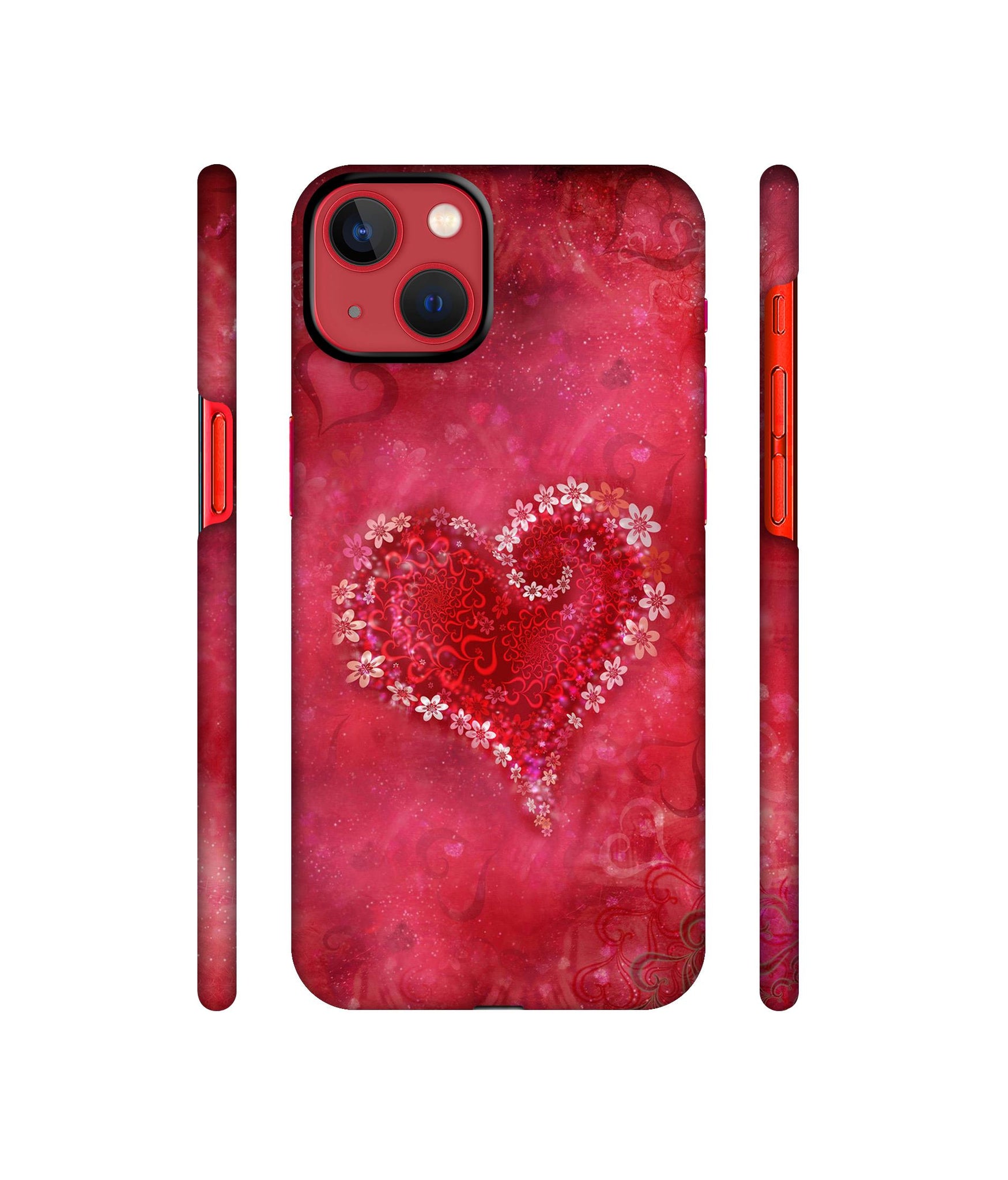 Heart Designer Hard Back Cover for Apple iPhone 13