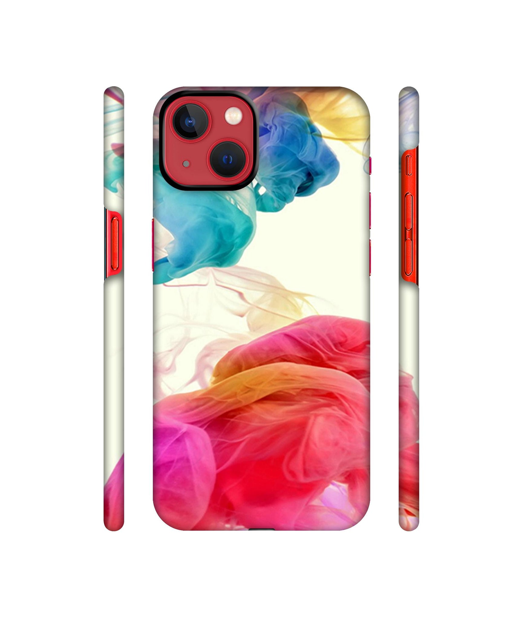 Colored Smoke Designer Hard Back Cover for Apple iPhone 13