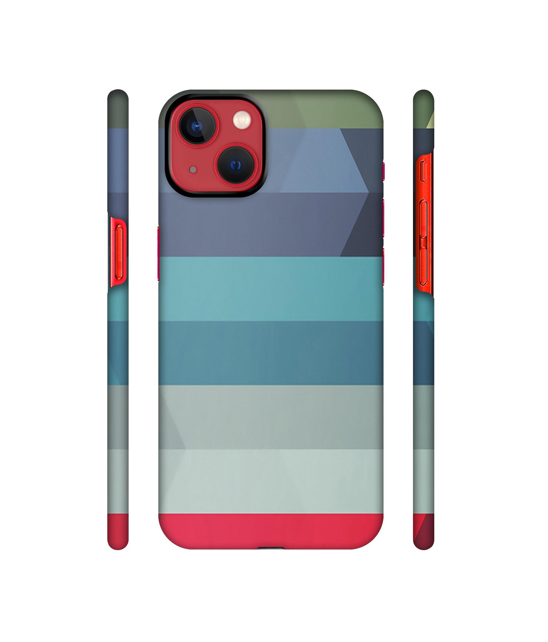 Colorful Lines Designer Hard Back Cover for Apple iPhone 13