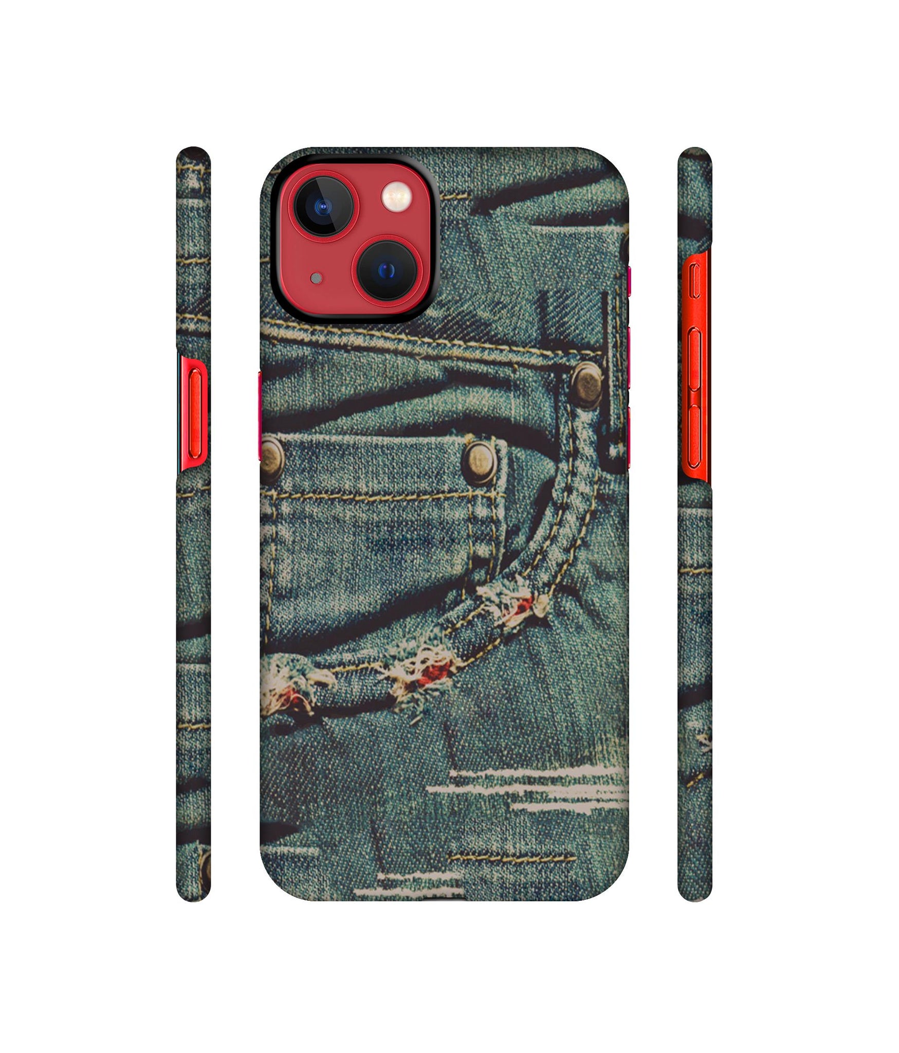 Jeans Designer Hard Back Cover for Apple iPhone 13